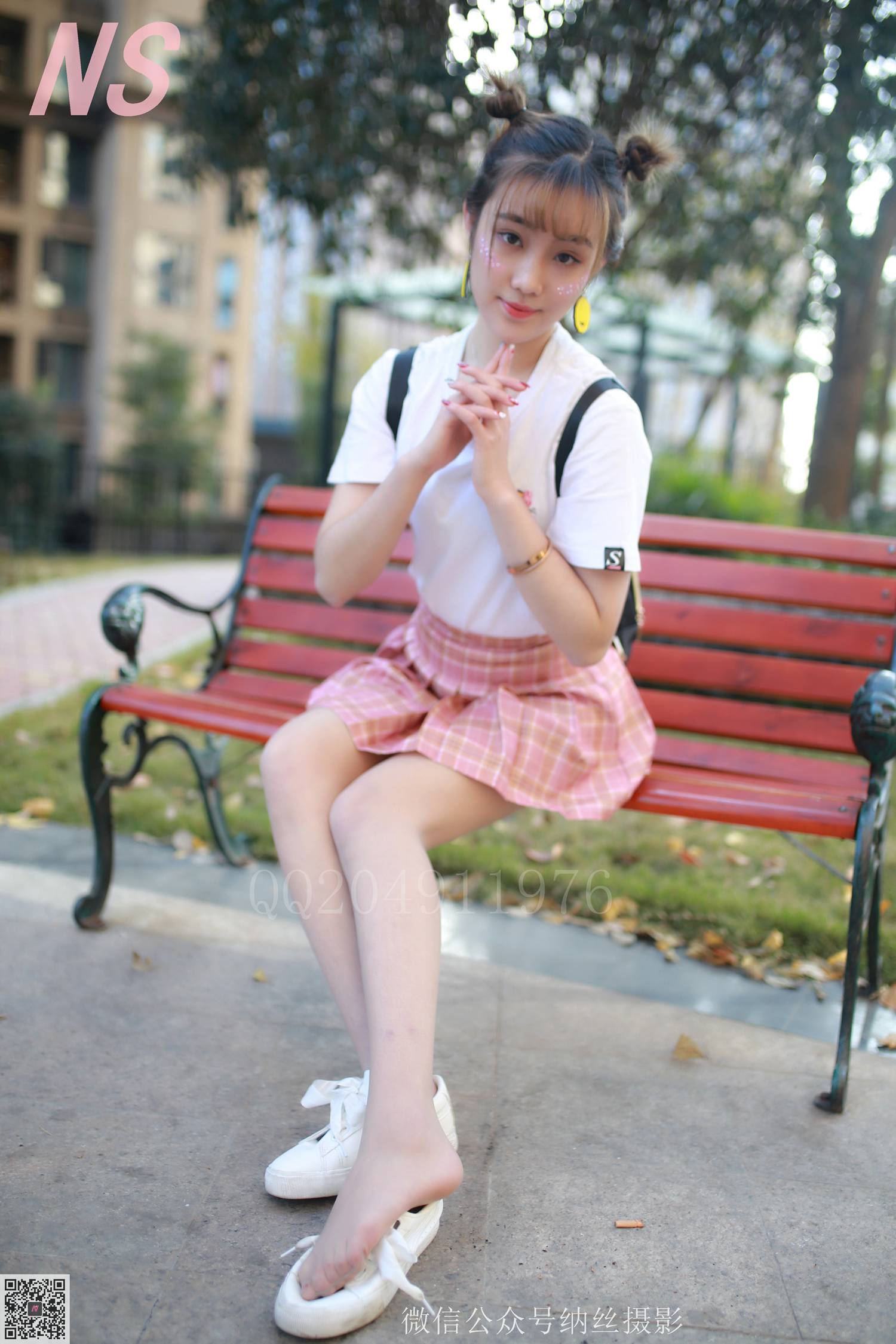 图片[25]-纳丝摄影 NO102 琴子 长椅丽影 – 速更版-美库