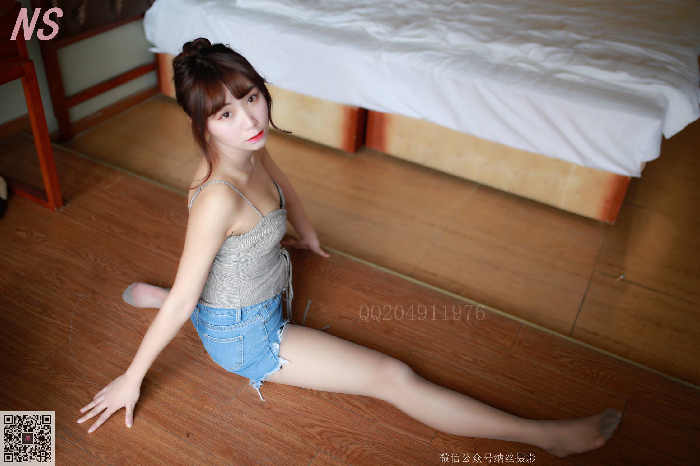 图片[14]-纳丝摄影 NO103 灵儿3 牛仔吊带 – 速更版-美库