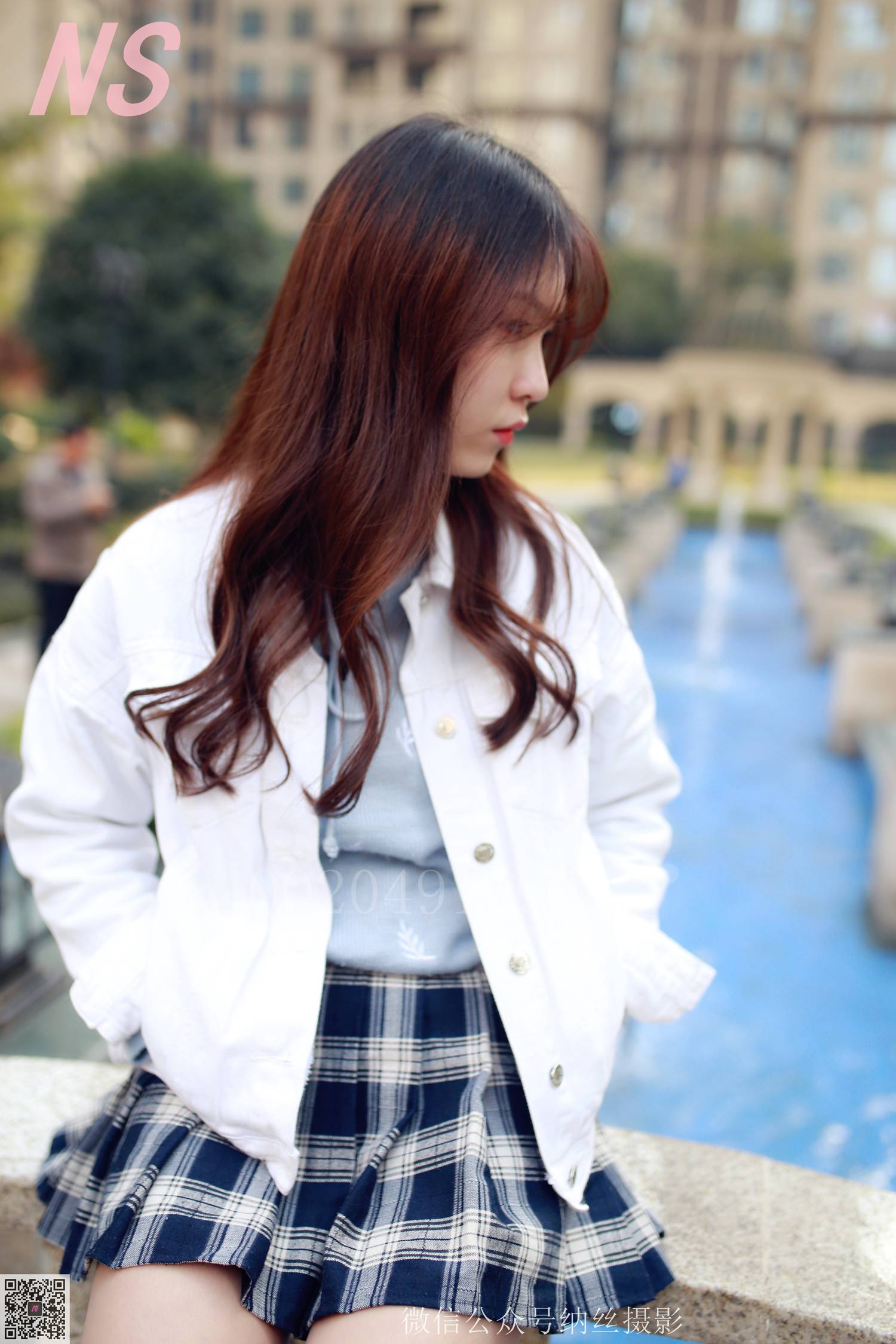 图片[33]-纳丝摄影 NO104 小山药 聚焦格子裙 – 速更版-美库