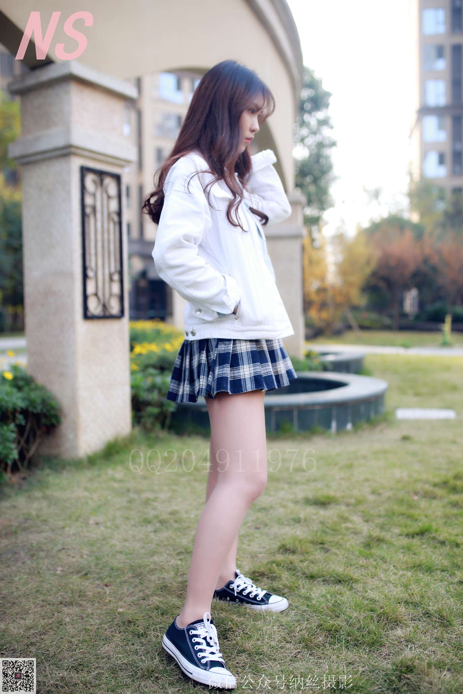 图片[35]-纳丝摄影 NO104 小山药 聚焦格子裙 – 速更版-美库