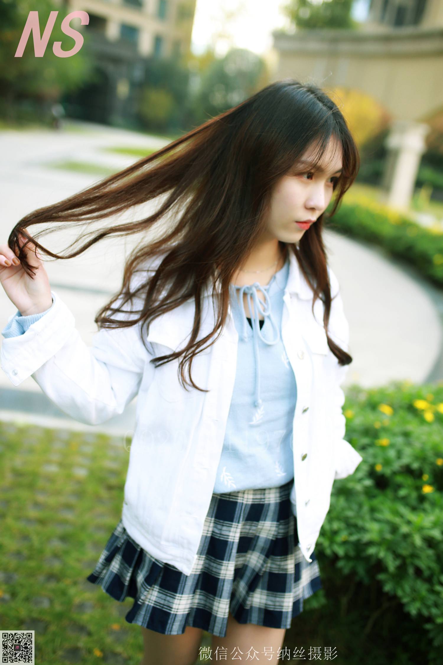 图片[36]-纳丝摄影 NO104 小山药 聚焦格子裙 – 速更版-美库