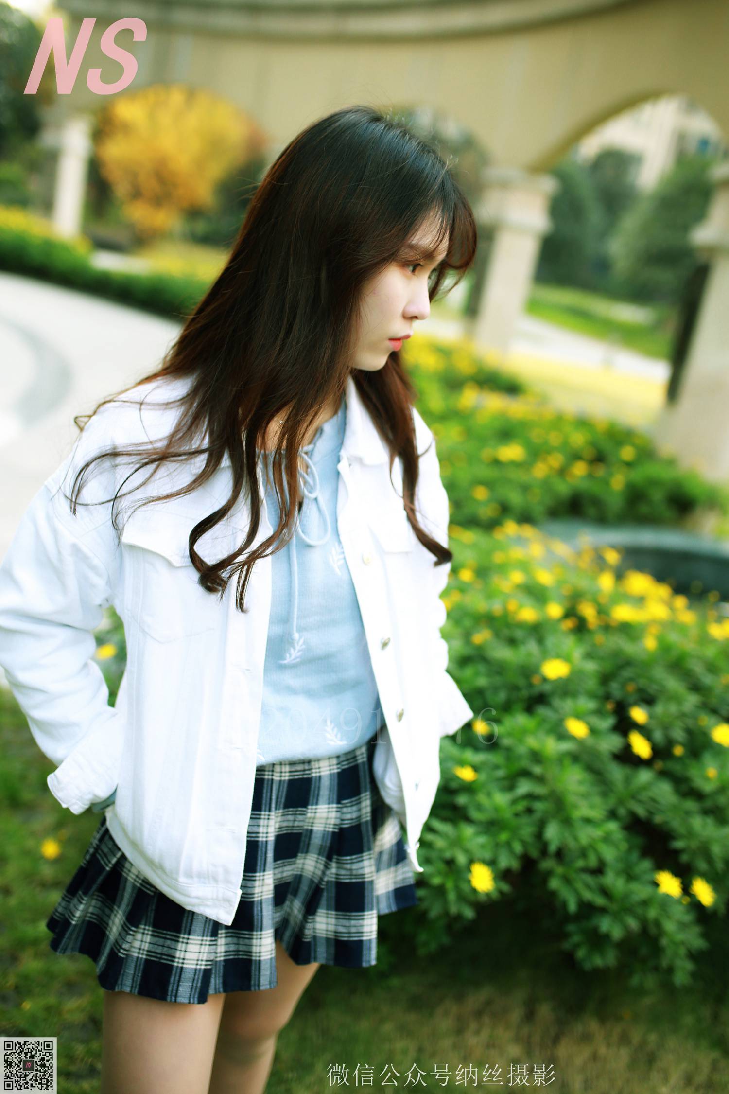 图片[37]-纳丝摄影 NO104 小山药 聚焦格子裙 – 速更版-美库