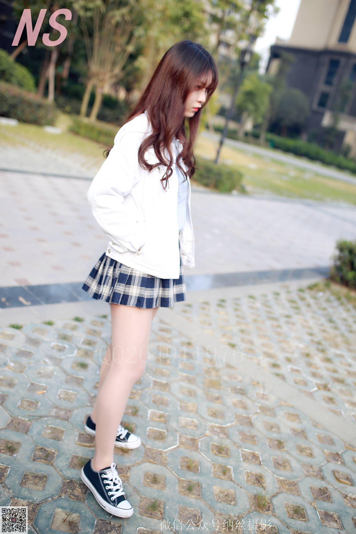 图片[39]-纳丝摄影 NO104 小山药 聚焦格子裙 – 速更版-美库