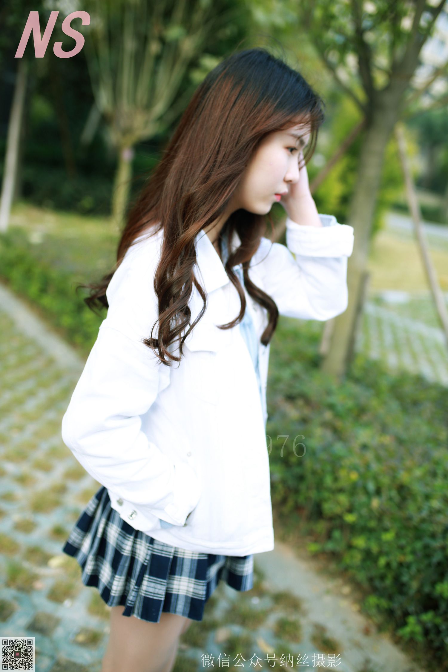 图片[41]-纳丝摄影 NO104 小山药 聚焦格子裙 – 速更版-美库