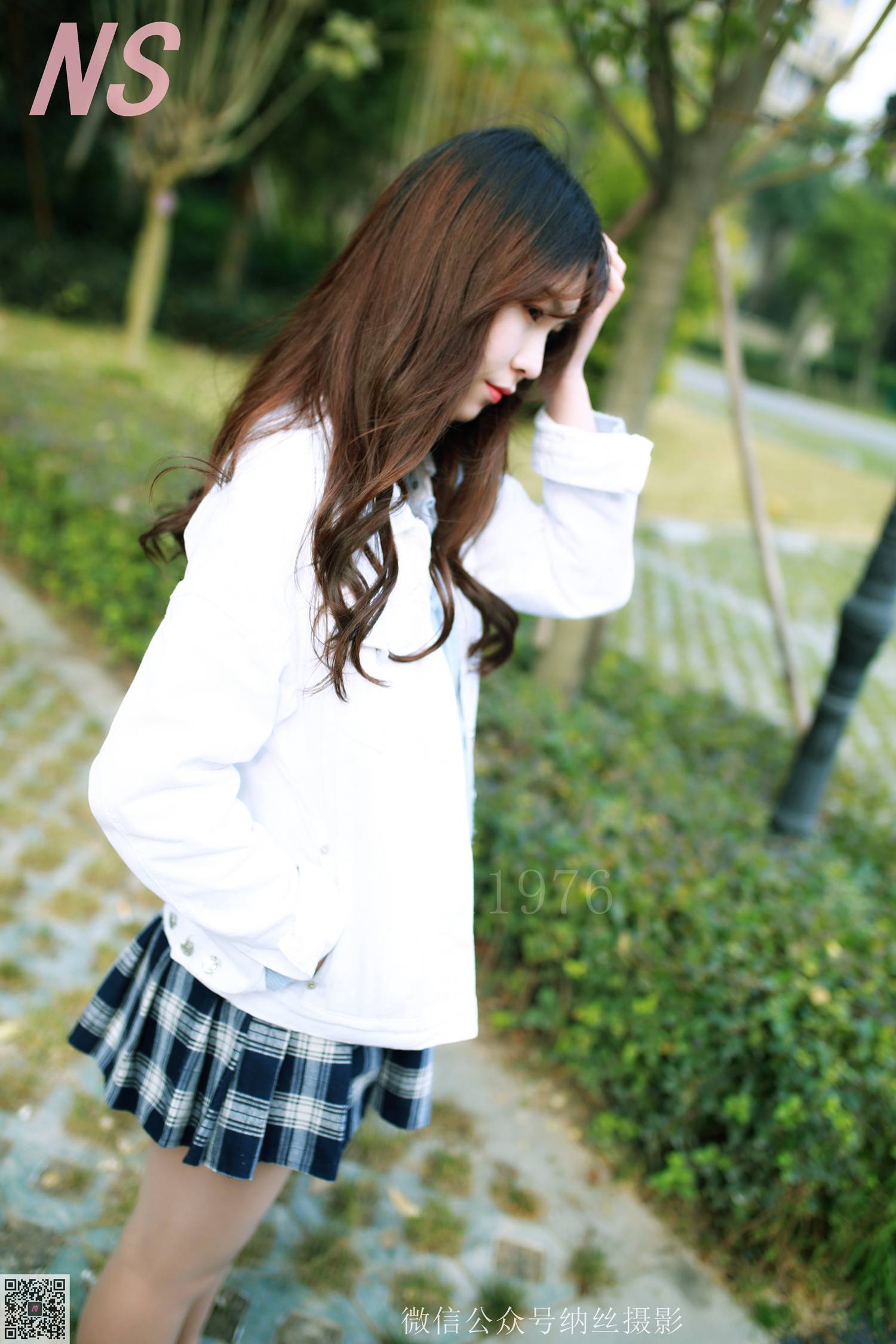 图片[42]-纳丝摄影 NO104 小山药 聚焦格子裙 – 速更版-美库