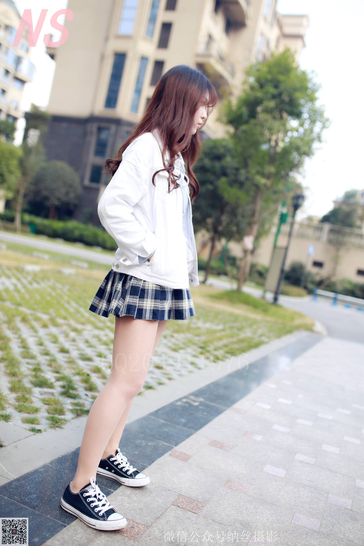 图片[43]-纳丝摄影 NO104 小山药 聚焦格子裙 – 速更版-美库