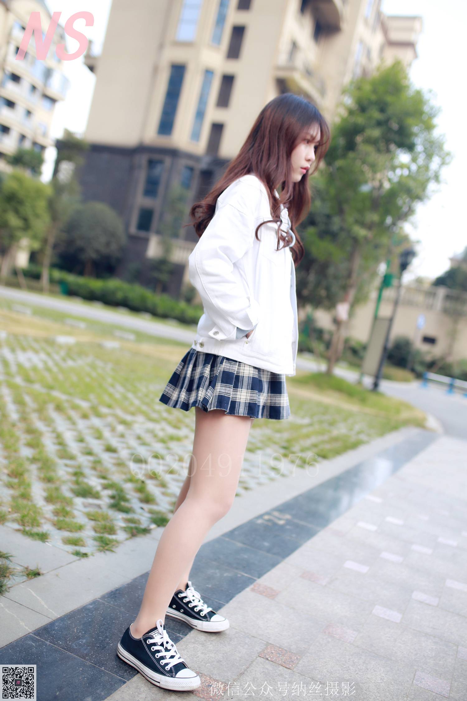 图片[44]-纳丝摄影 NO104 小山药 聚焦格子裙 – 速更版-美库