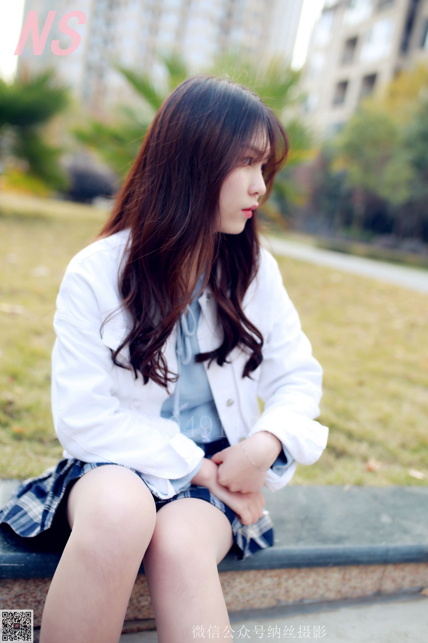 图片[45]-纳丝摄影 NO104 小山药 聚焦格子裙 – 速更版-美库