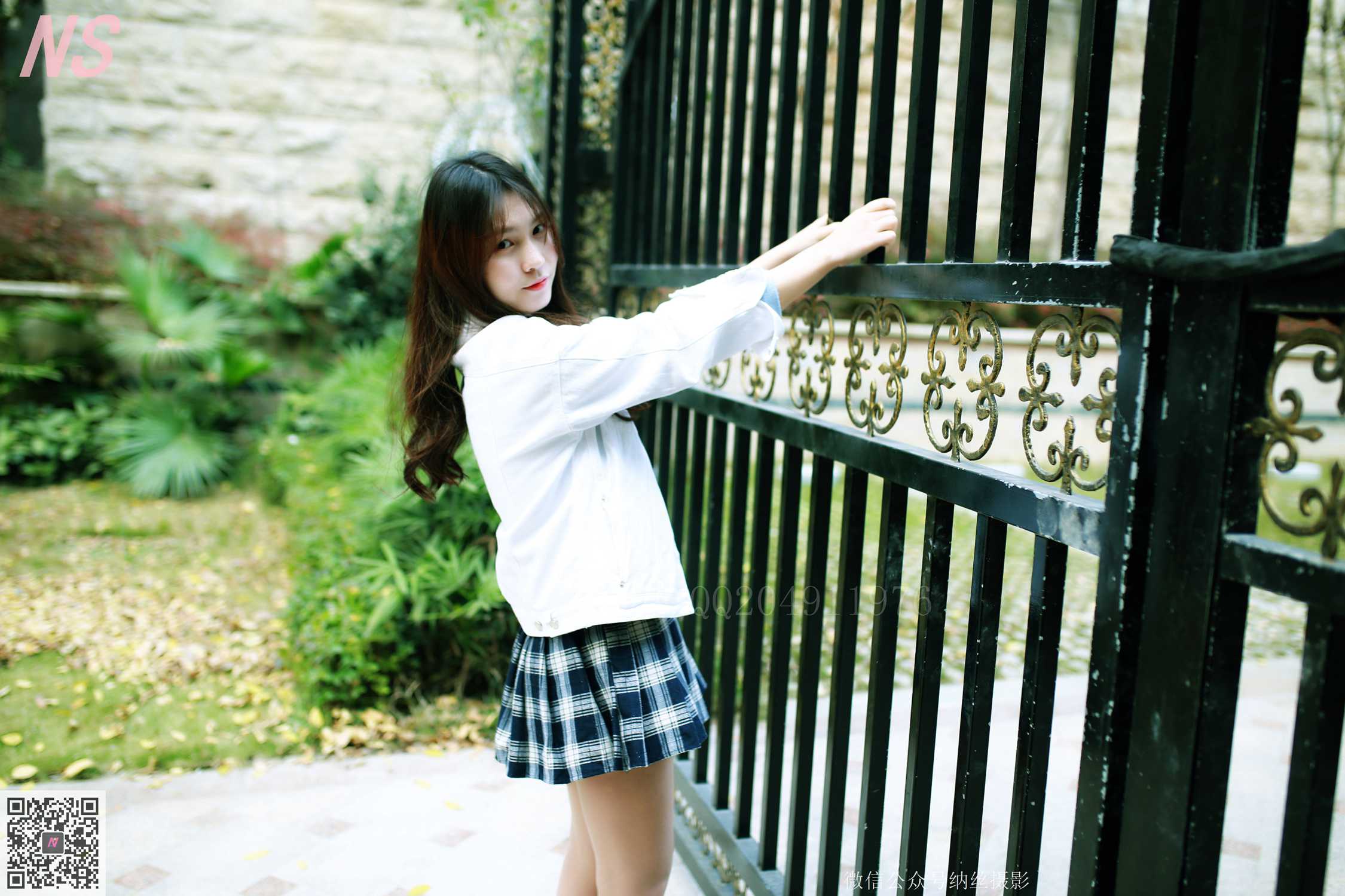 图片[49]-纳丝摄影 NO104 小山药 聚焦格子裙 – 速更版-美库