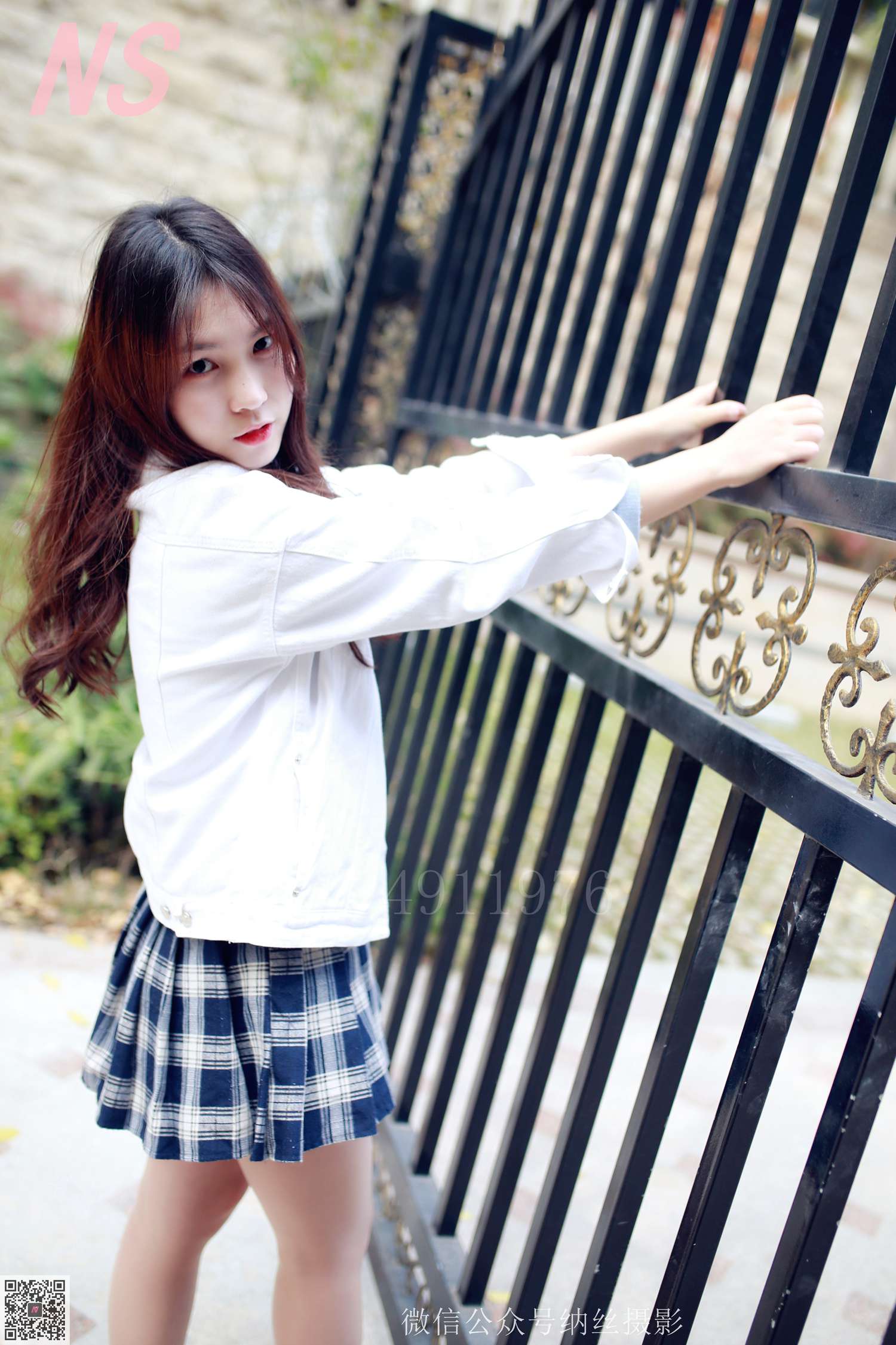 图片[51]-纳丝摄影 NO104 小山药 聚焦格子裙 – 速更版-美库