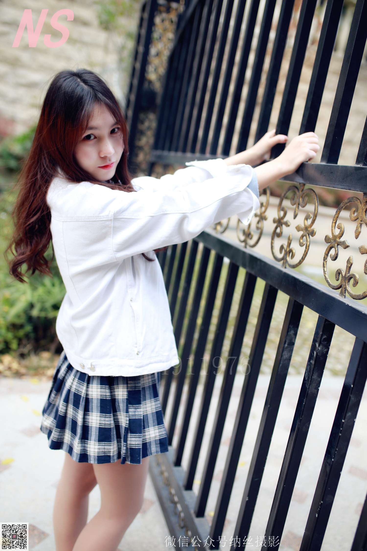图片[52]-纳丝摄影 NO104 小山药 聚焦格子裙 – 速更版-美库