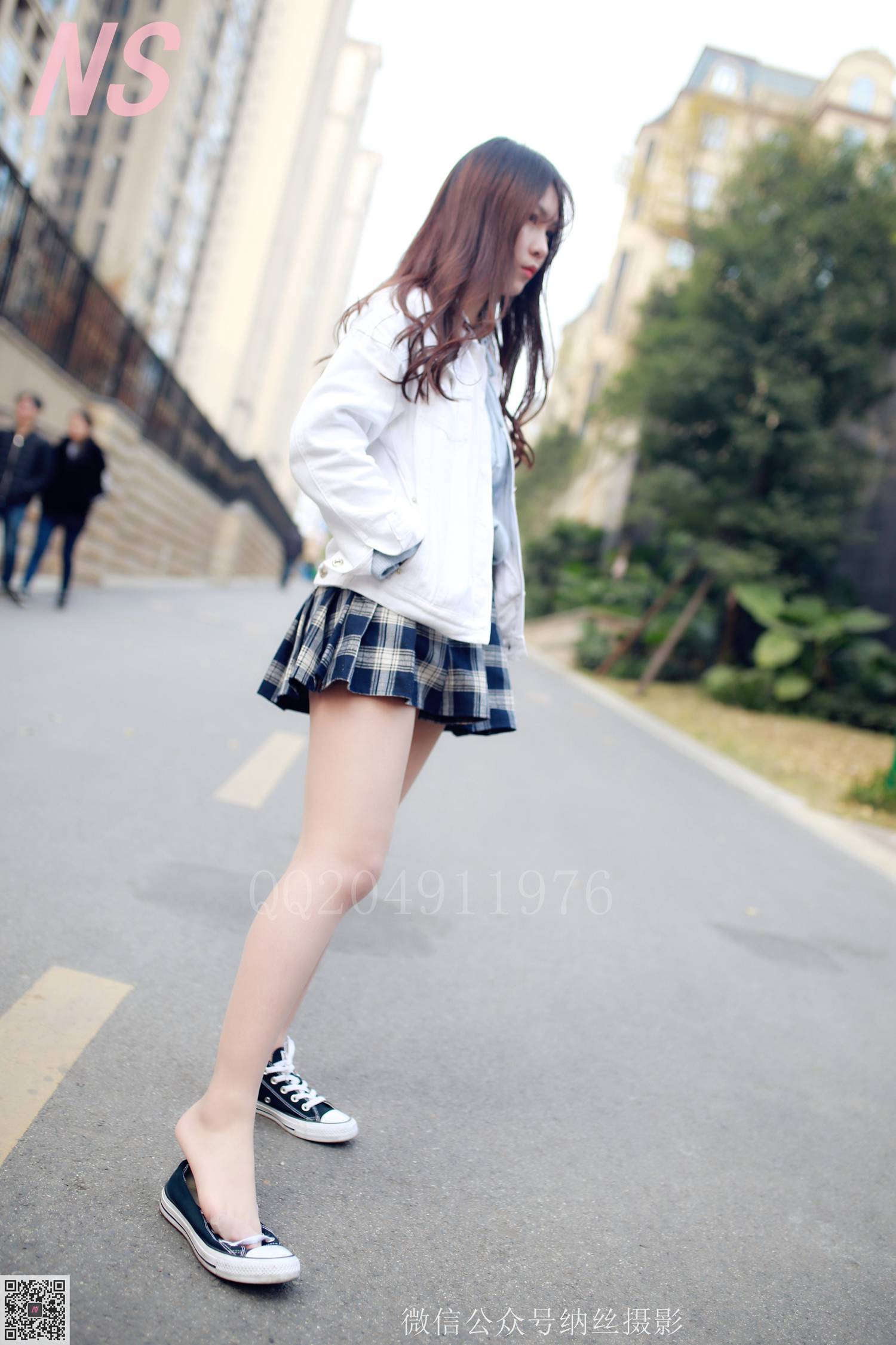 图片[67]-纳丝摄影 NO104 小山药 聚焦格子裙 – 速更版-美库