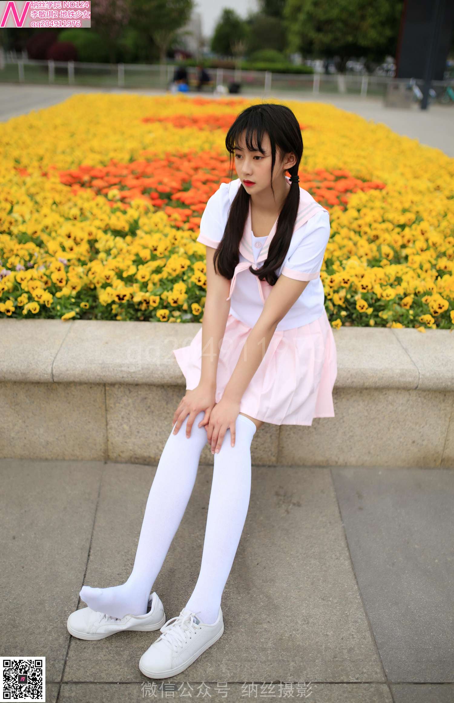 图片[78]-纳丝摄影 NO124 地铁少女白丝袜肉色丝袜 – 速更版-美库