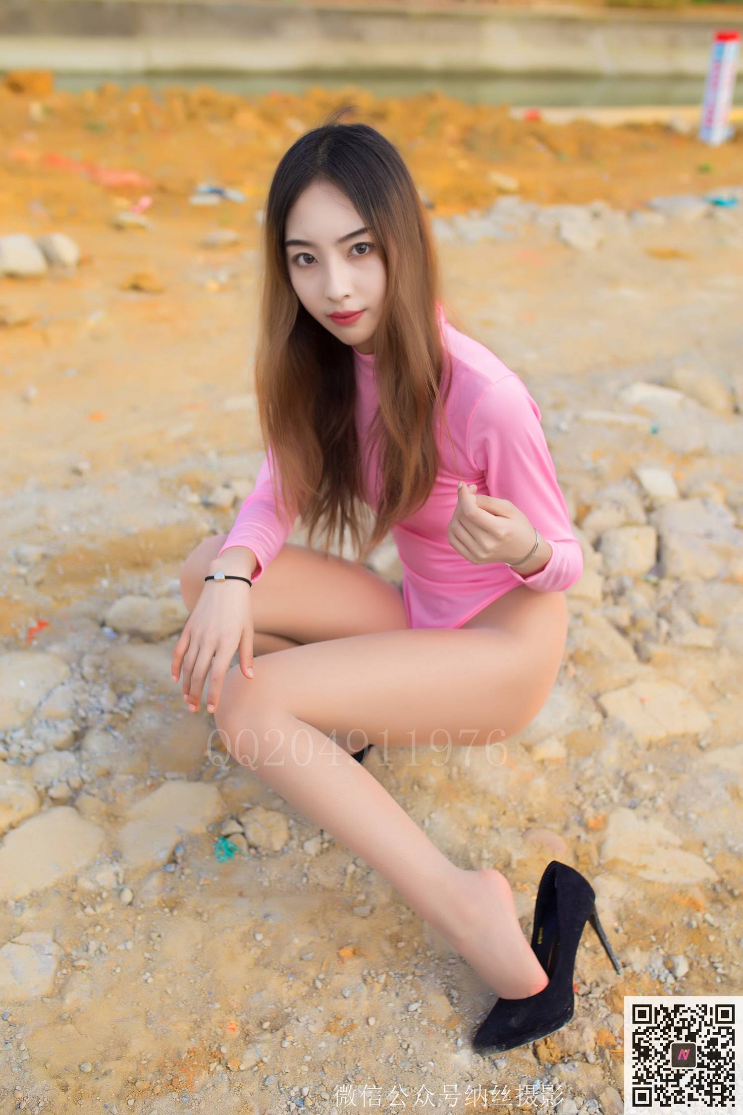 图片[35]-纳丝摄影 NO127 白雀 户外丝袜透视丁字裤 – 速更版-美库