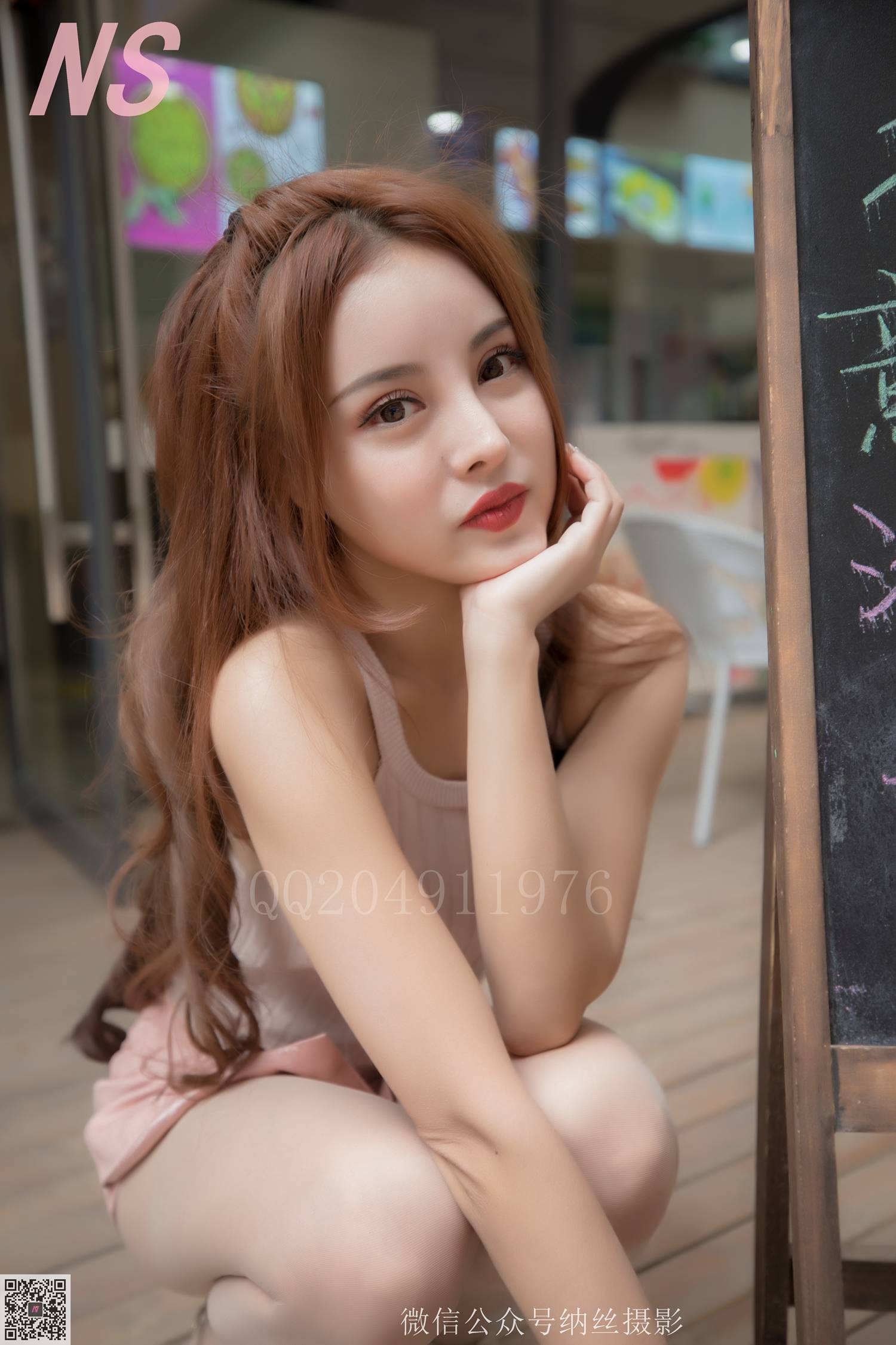 图片[32]-纳丝摄影 NO135 张玲玲商场丝袜约拍 – 速更版-美库