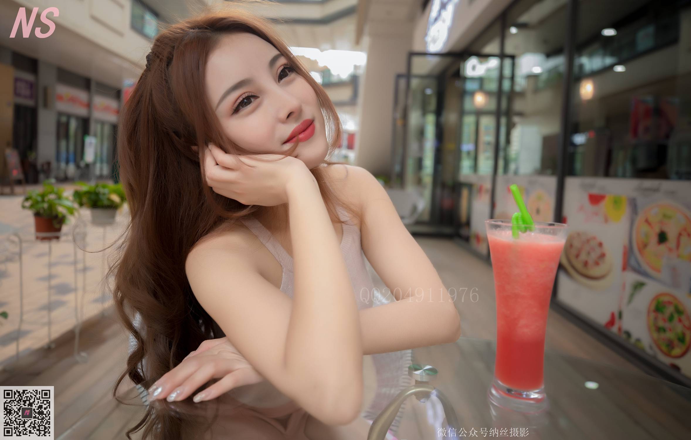 图片[49]-纳丝摄影 NO135 张玲玲商场丝袜约拍 – 速更版-美库