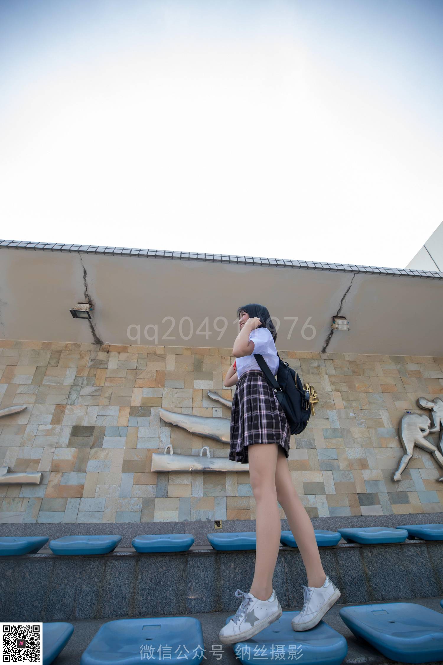 图片[48]-纳丝摄影 NO138 珍珍的毕业季 丝袜搭配帆布鞋 – 速更版-美库