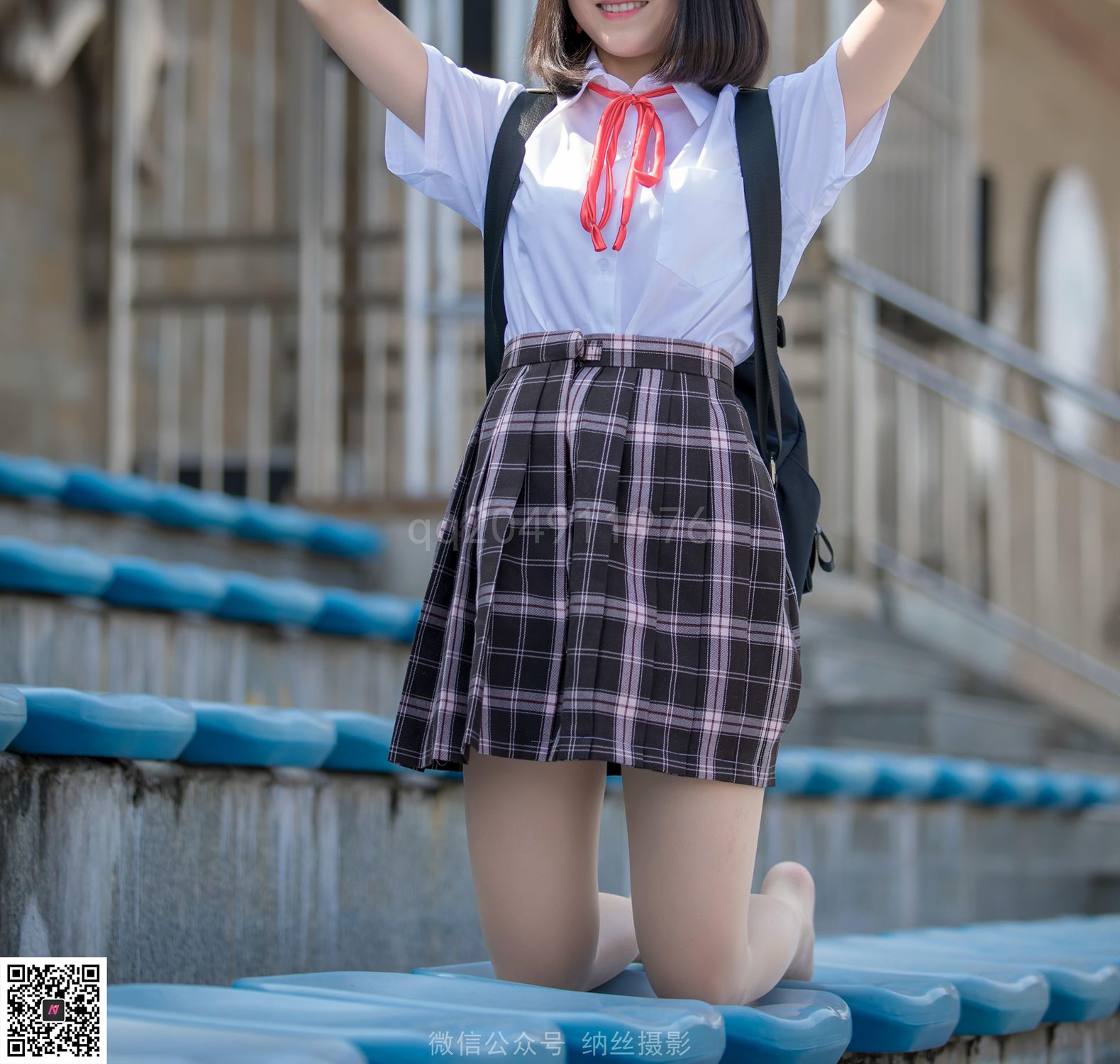 图片[65]-纳丝摄影 NO138 珍珍的毕业季 丝袜搭配帆布鞋 – 速更版-美库