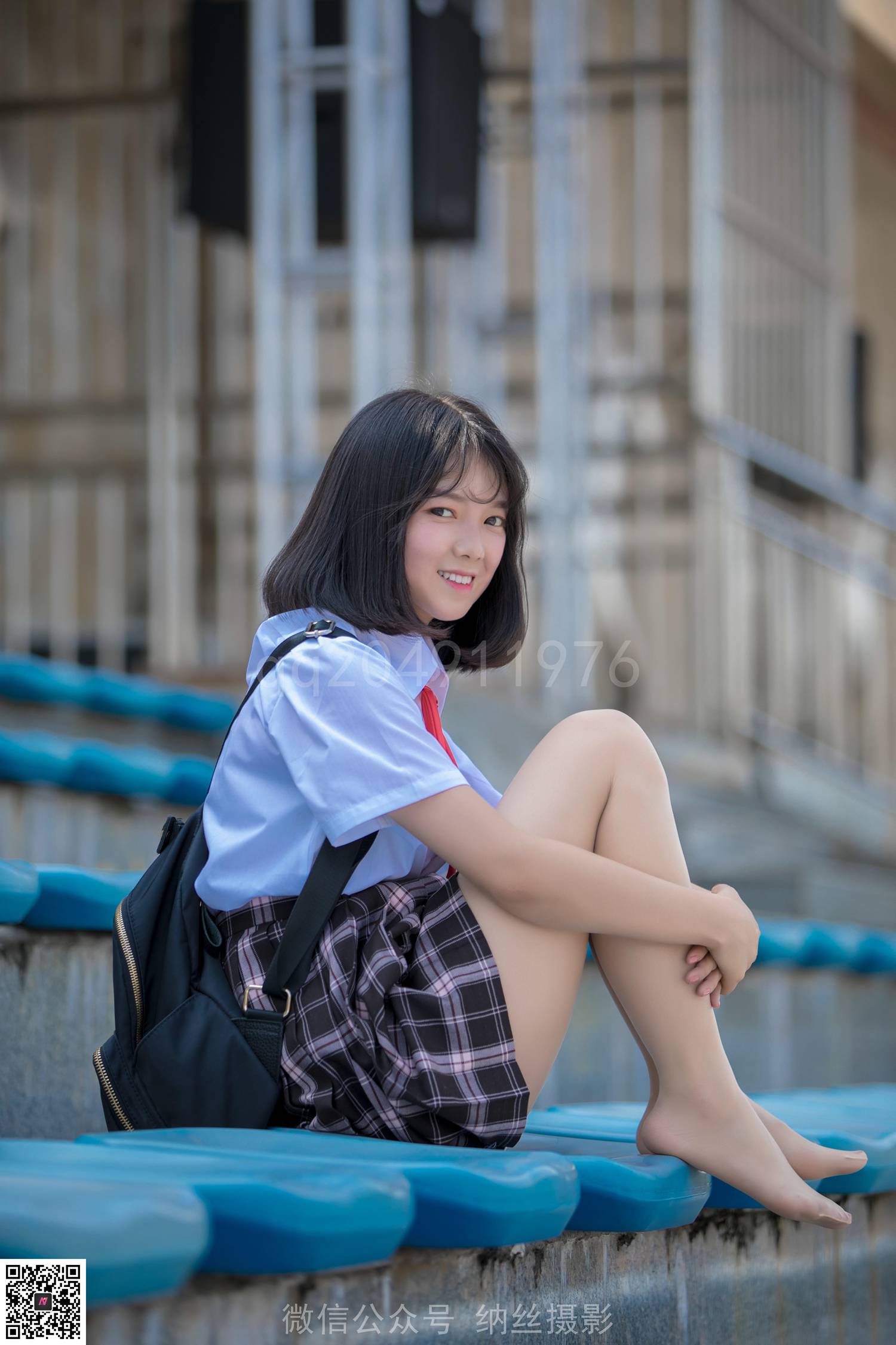 图片[68]-纳丝摄影 NO138 珍珍的毕业季 丝袜搭配帆布鞋 – 速更版-美库