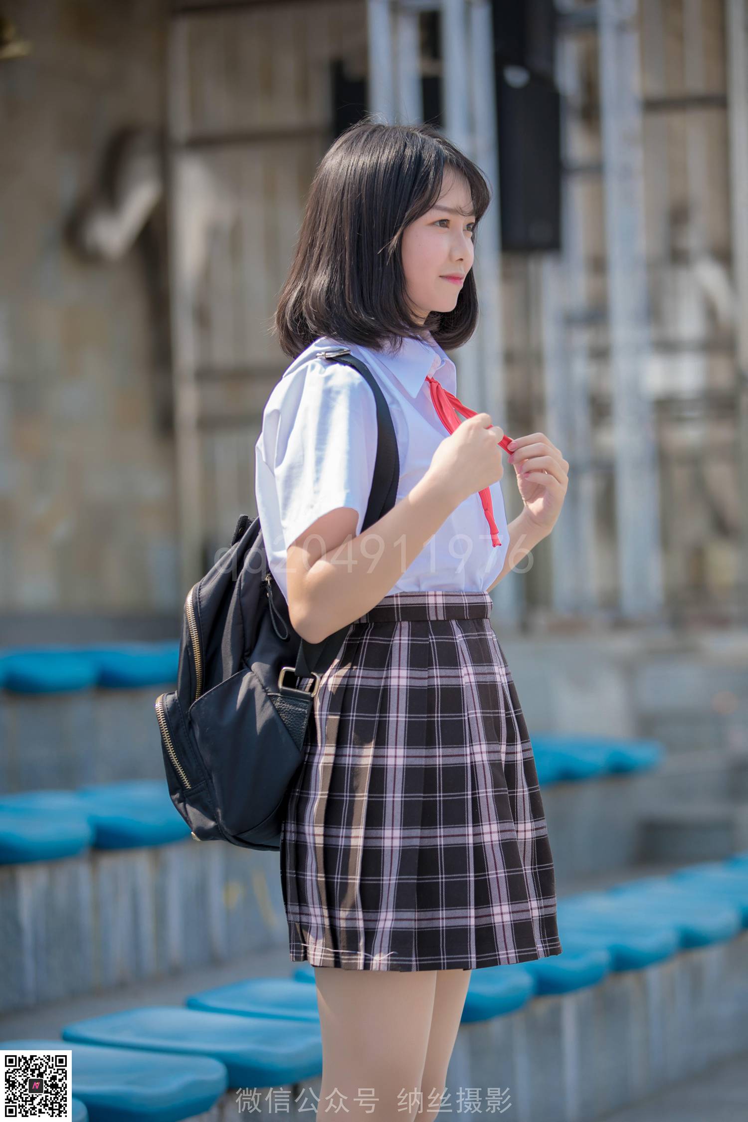 图片[72]-纳丝摄影 NO138 珍珍的毕业季 丝袜搭配帆布鞋 – 速更版-美库