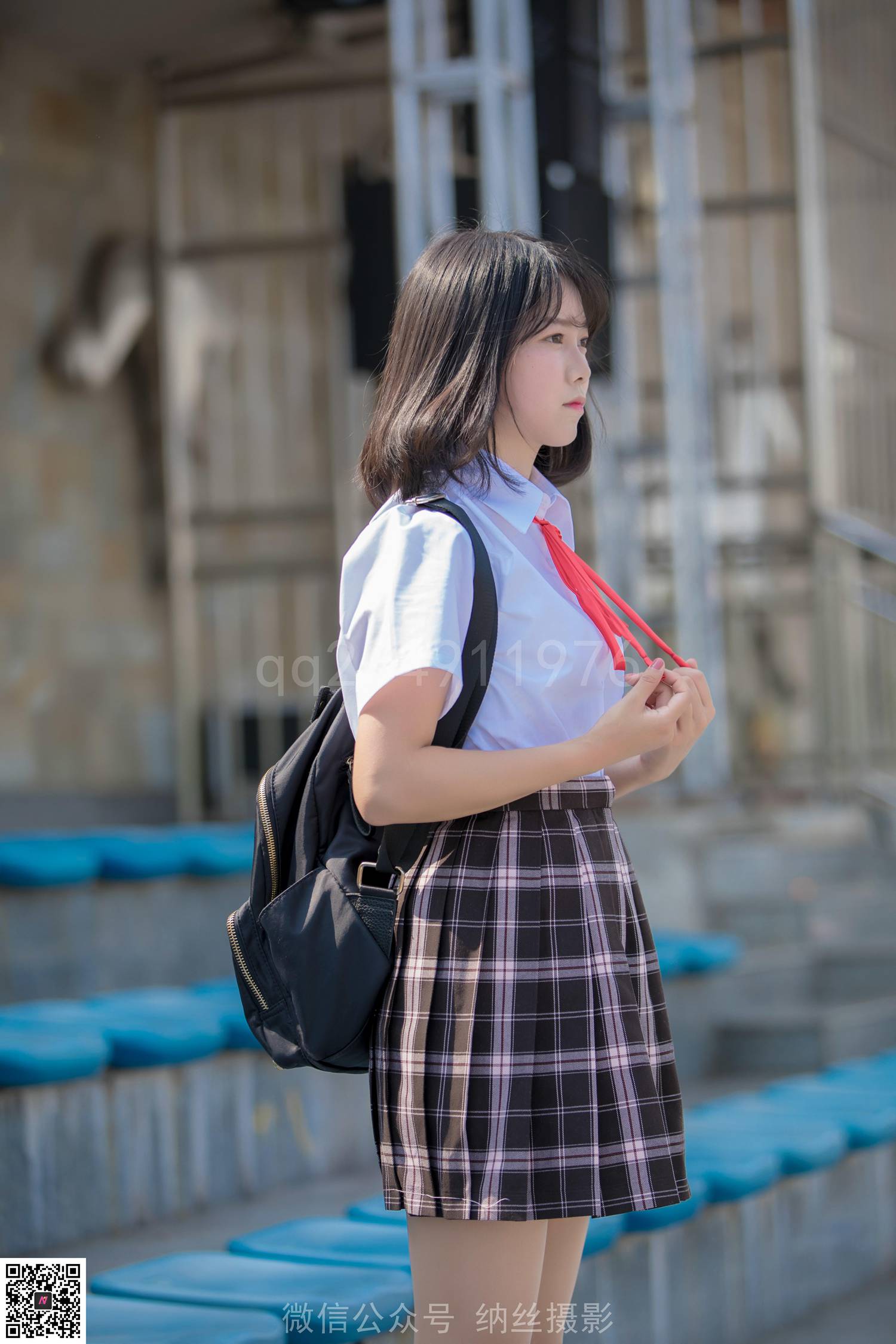 图片[77]-纳丝摄影 NO138 珍珍的毕业季 丝袜搭配帆布鞋 – 速更版-美库