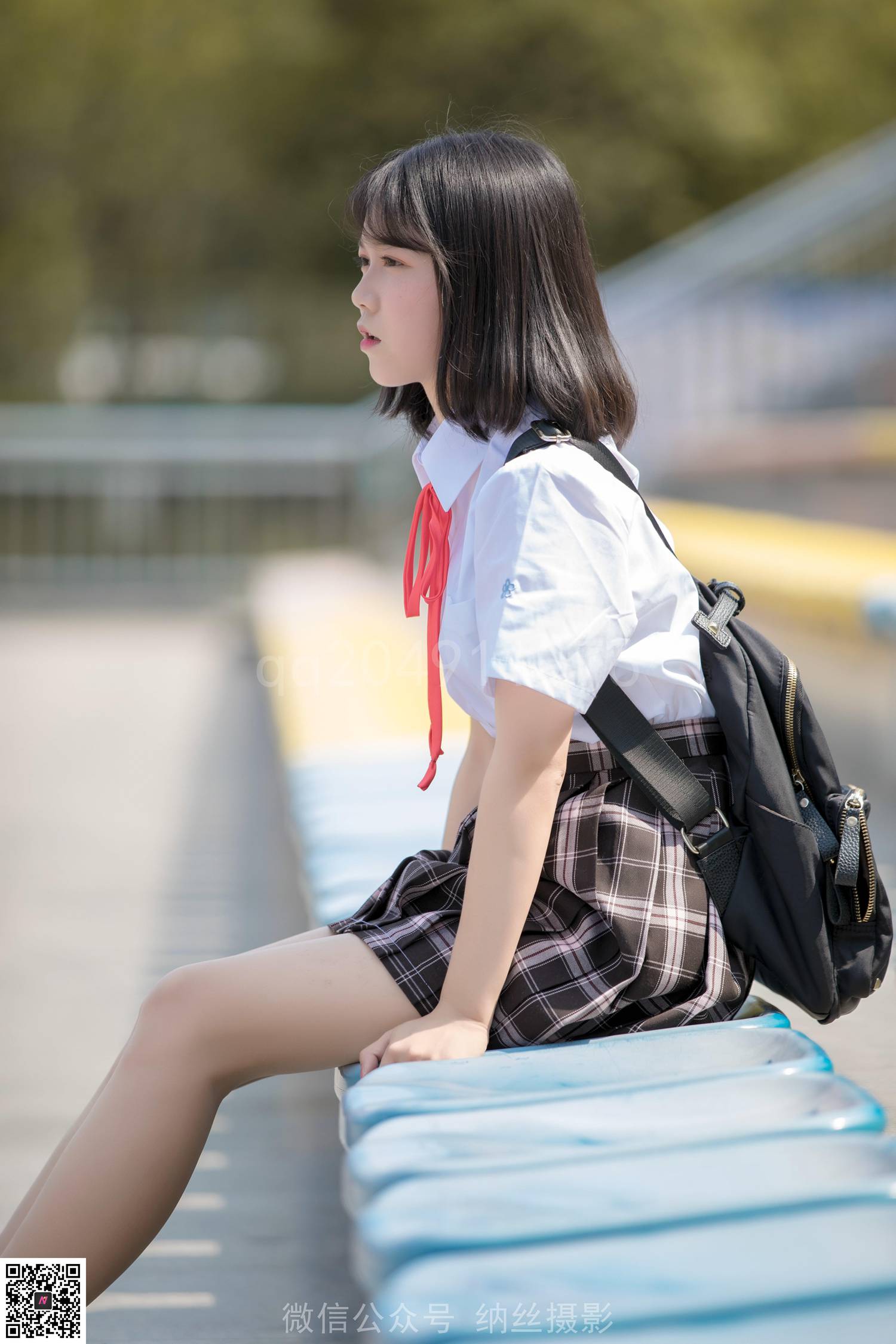 图片[78]-纳丝摄影 NO138 珍珍的毕业季 丝袜搭配帆布鞋 – 速更版-美库