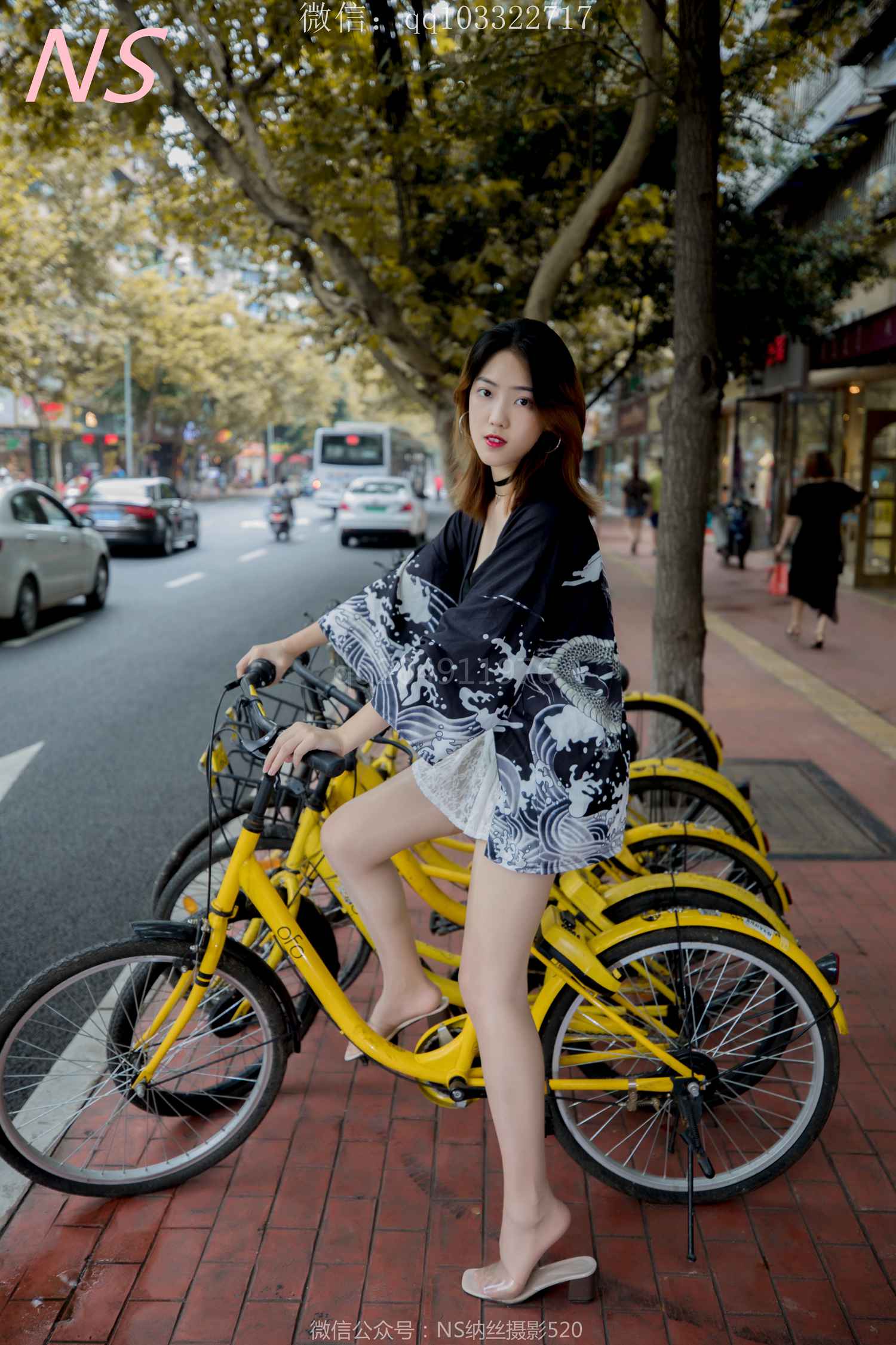 图片[14]-纳丝摄影 NO147 曼雯的肉色丝袜美腿三轮车之行 – 速更版-美库
