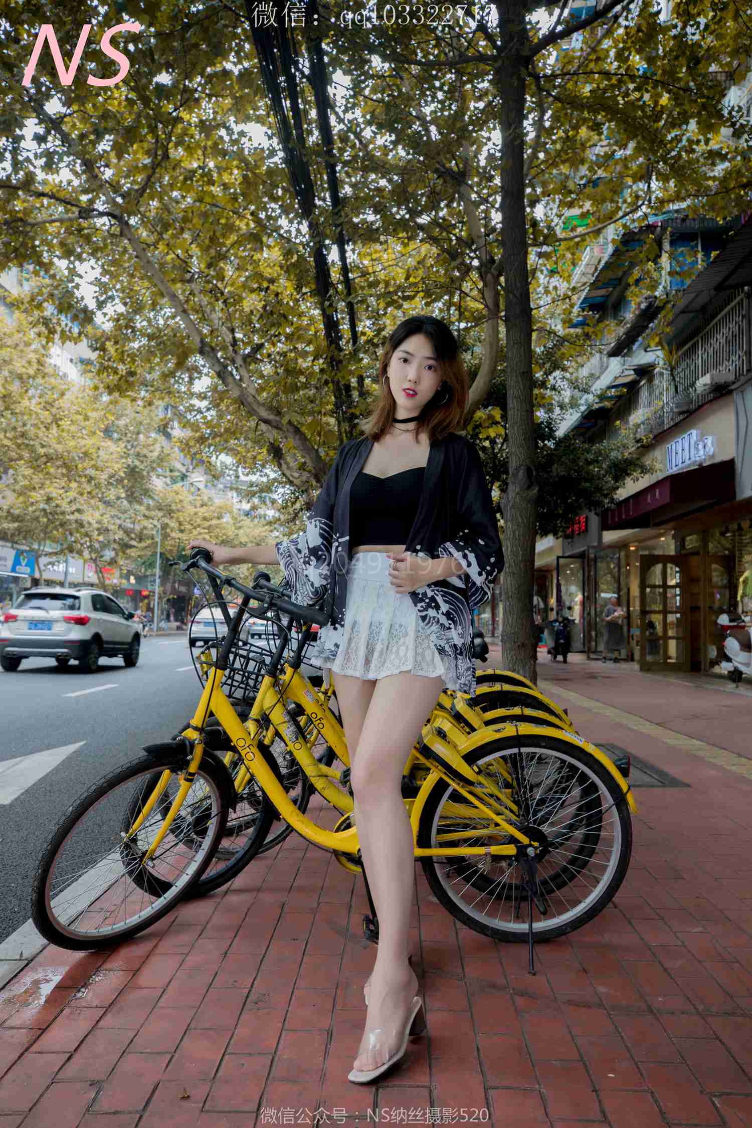 图片[19]-纳丝摄影 NO147 曼雯的肉色丝袜美腿三轮车之行 – 速更版-美库