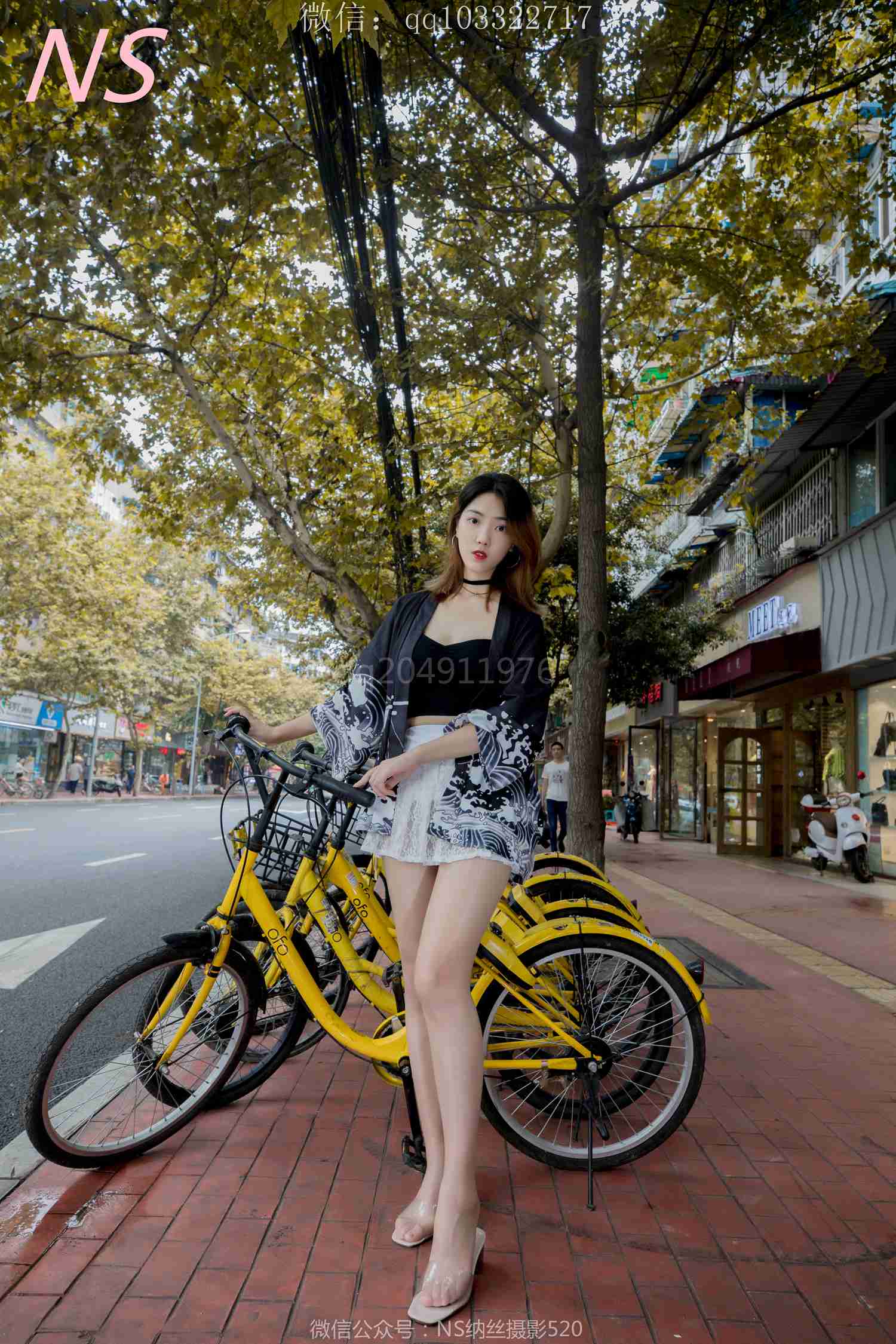 图片[20]-纳丝摄影 NO147 曼雯的肉色丝袜美腿三轮车之行 – 速更版-美库