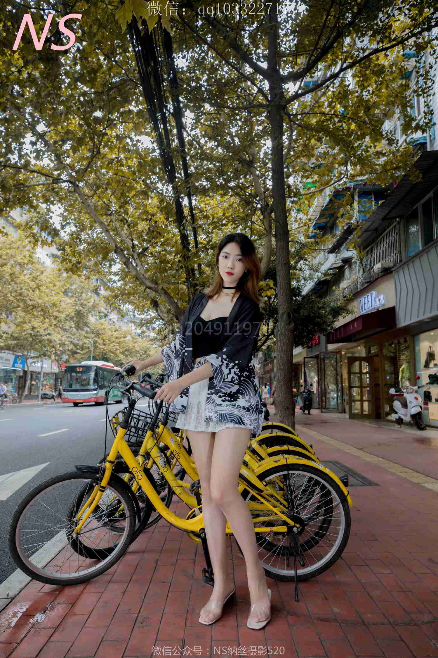 图片[21]-纳丝摄影 NO147 曼雯的肉色丝袜美腿三轮车之行 – 速更版-美库