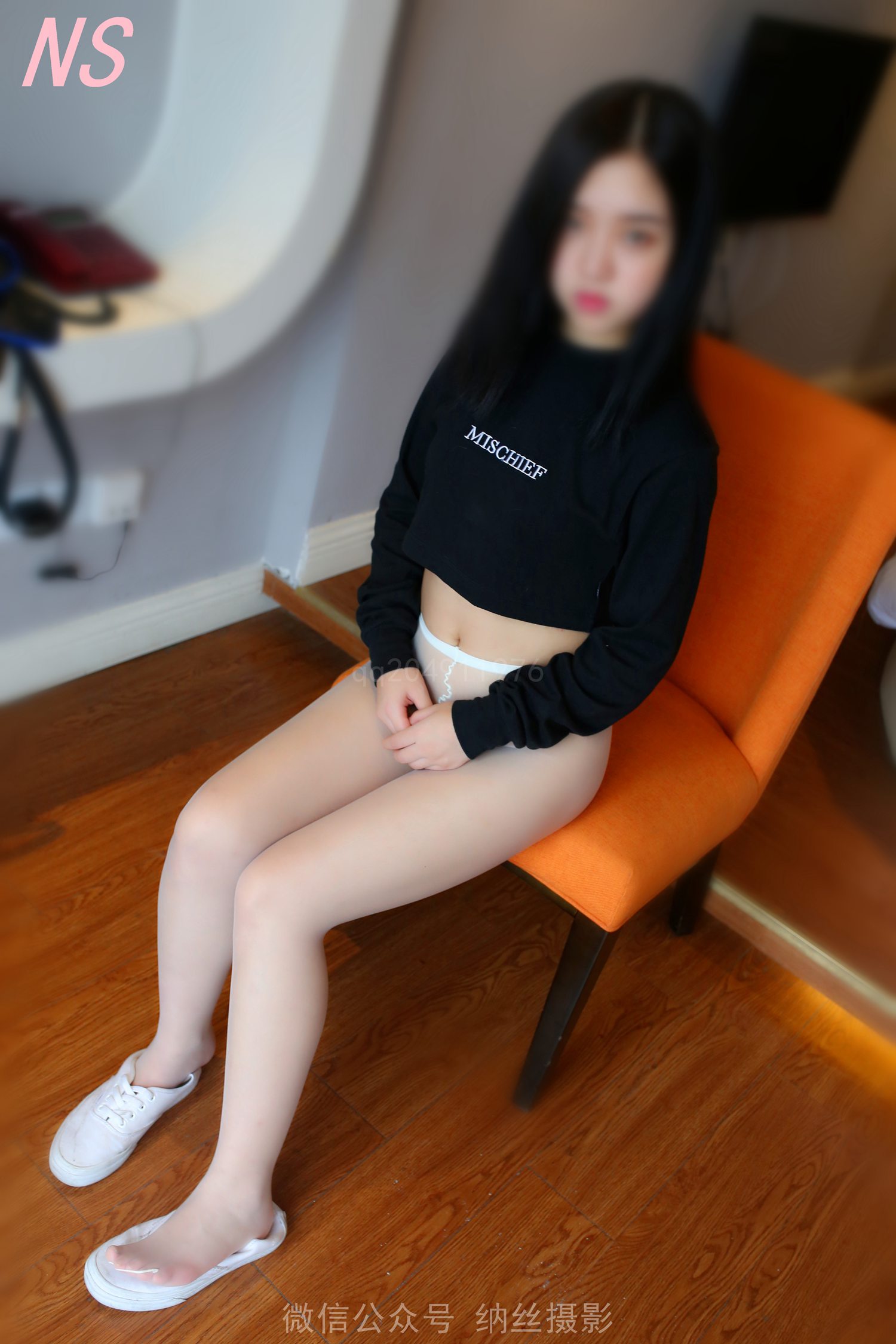 图片[15]-纳丝摄影 NO150 宁宁的无缝连裤袜 – 速更版-美库