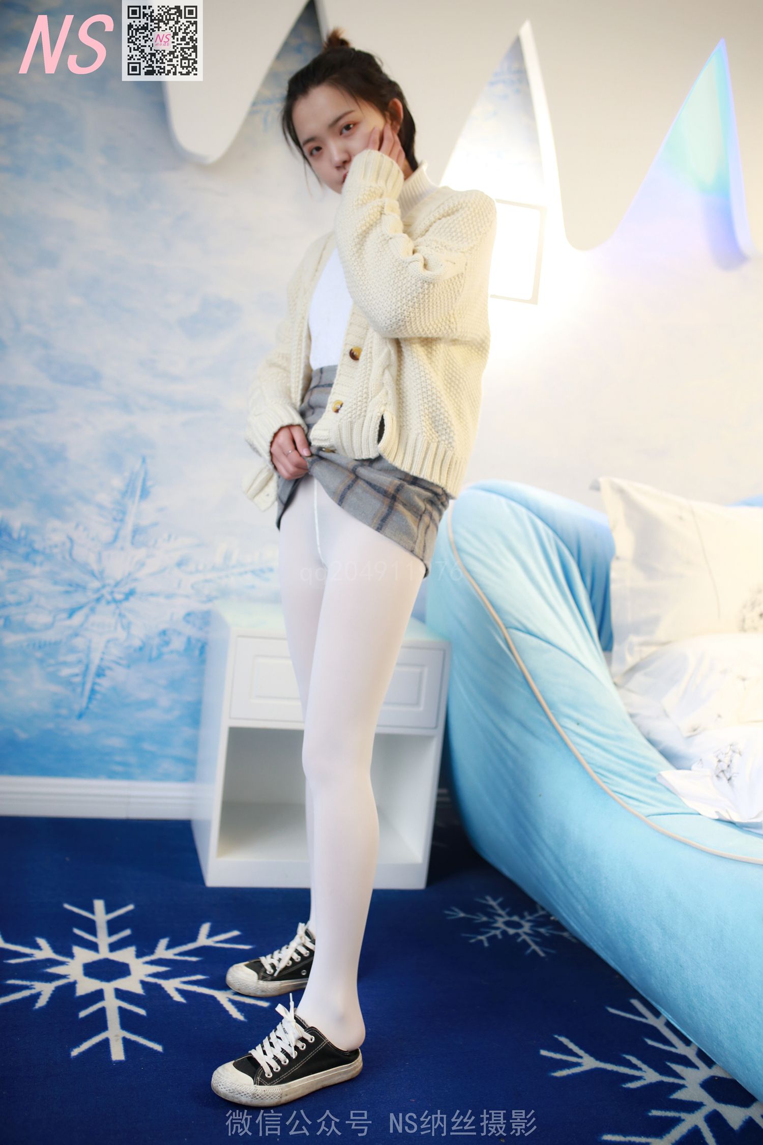 图片[43]-纳丝摄影 NO156 杉杉 双丝袜无内 – 速更版-美库