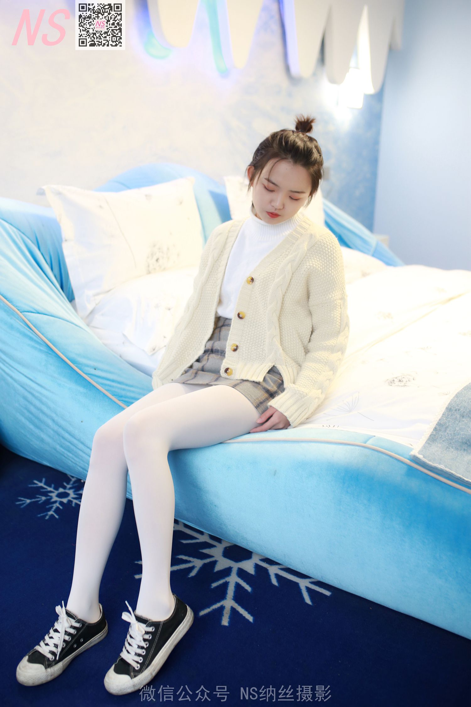 图片[49]-纳丝摄影 NO156 杉杉 双丝袜无内 – 速更版-美库