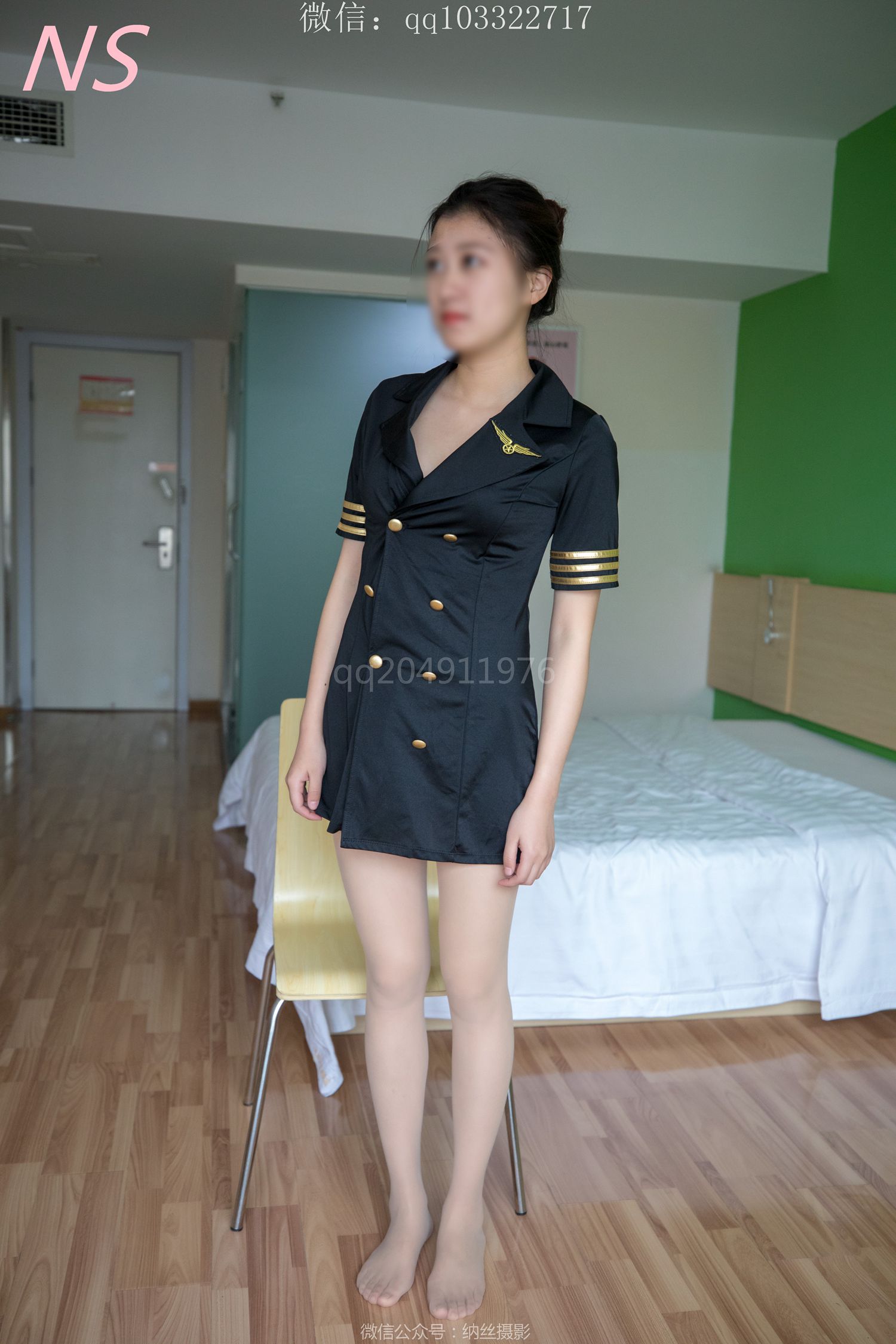 图片[107]-纳丝摄影 NO159 甜儿 空姐肉丝 – 速更版-美库