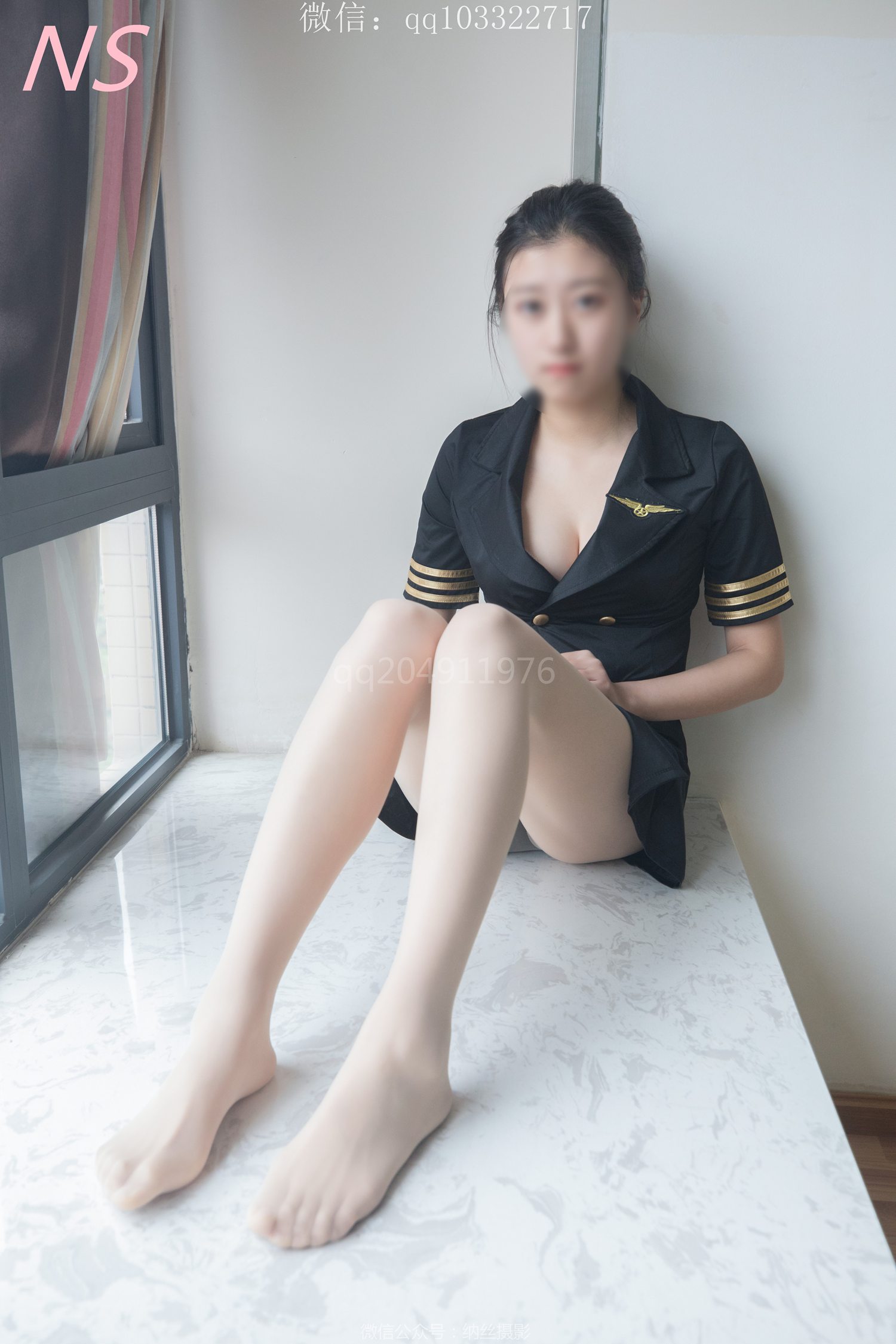 图片[161]-纳丝摄影 NO159 甜儿 空姐肉丝 – 速更版-美库