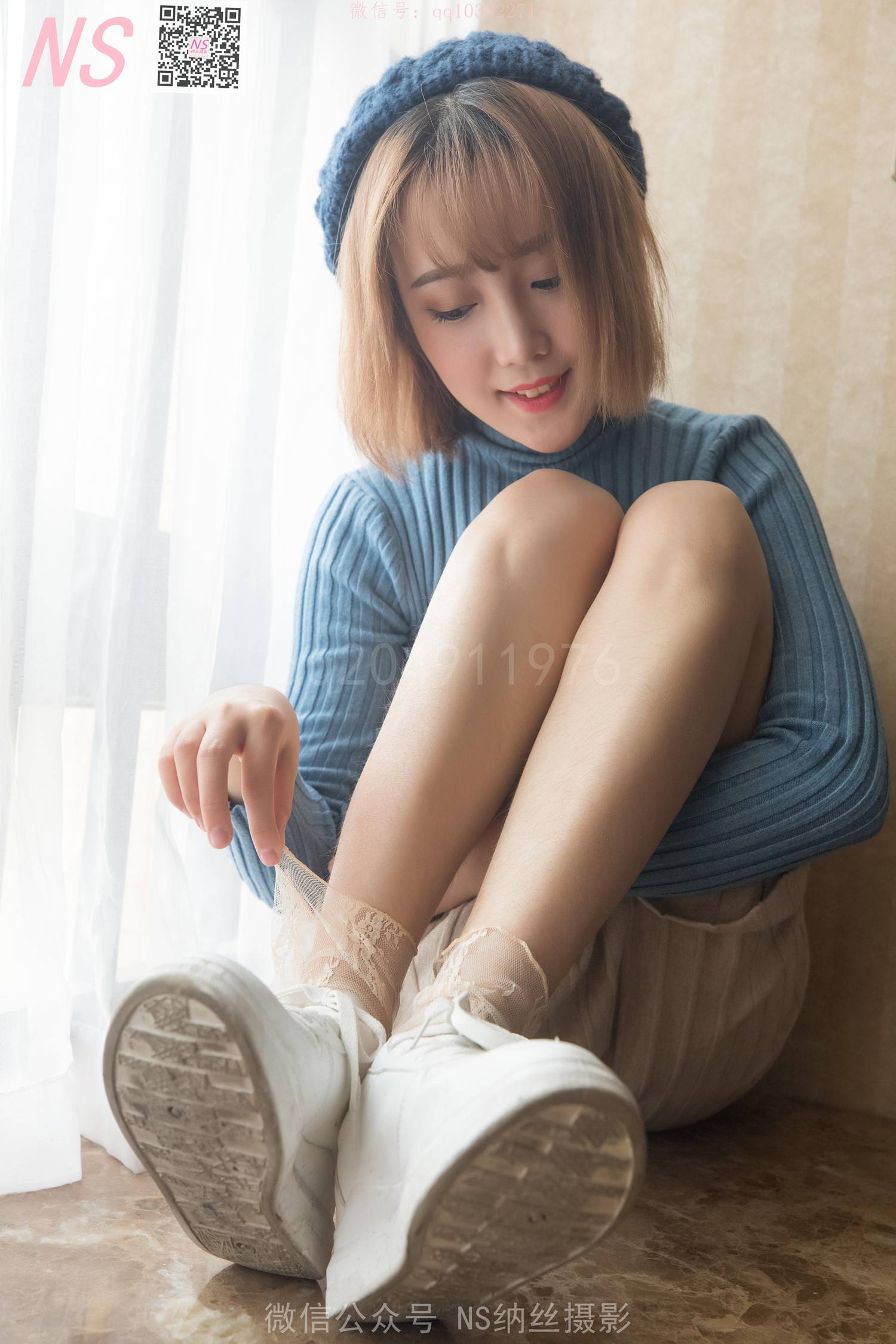 图片[17]-纳丝摄影 NO165 琴子 逆光短袜和黑色丝袜 – 速更版-美库