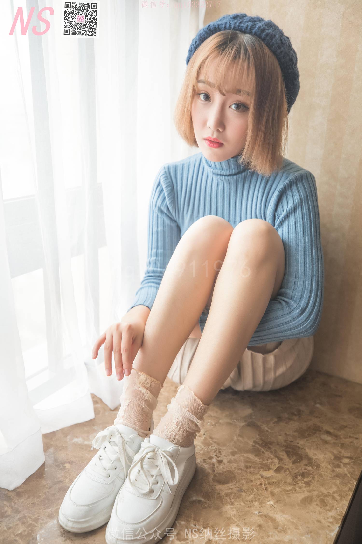 图片[22]-纳丝摄影 NO165 琴子 逆光短袜和黑色丝袜 – 速更版-美库