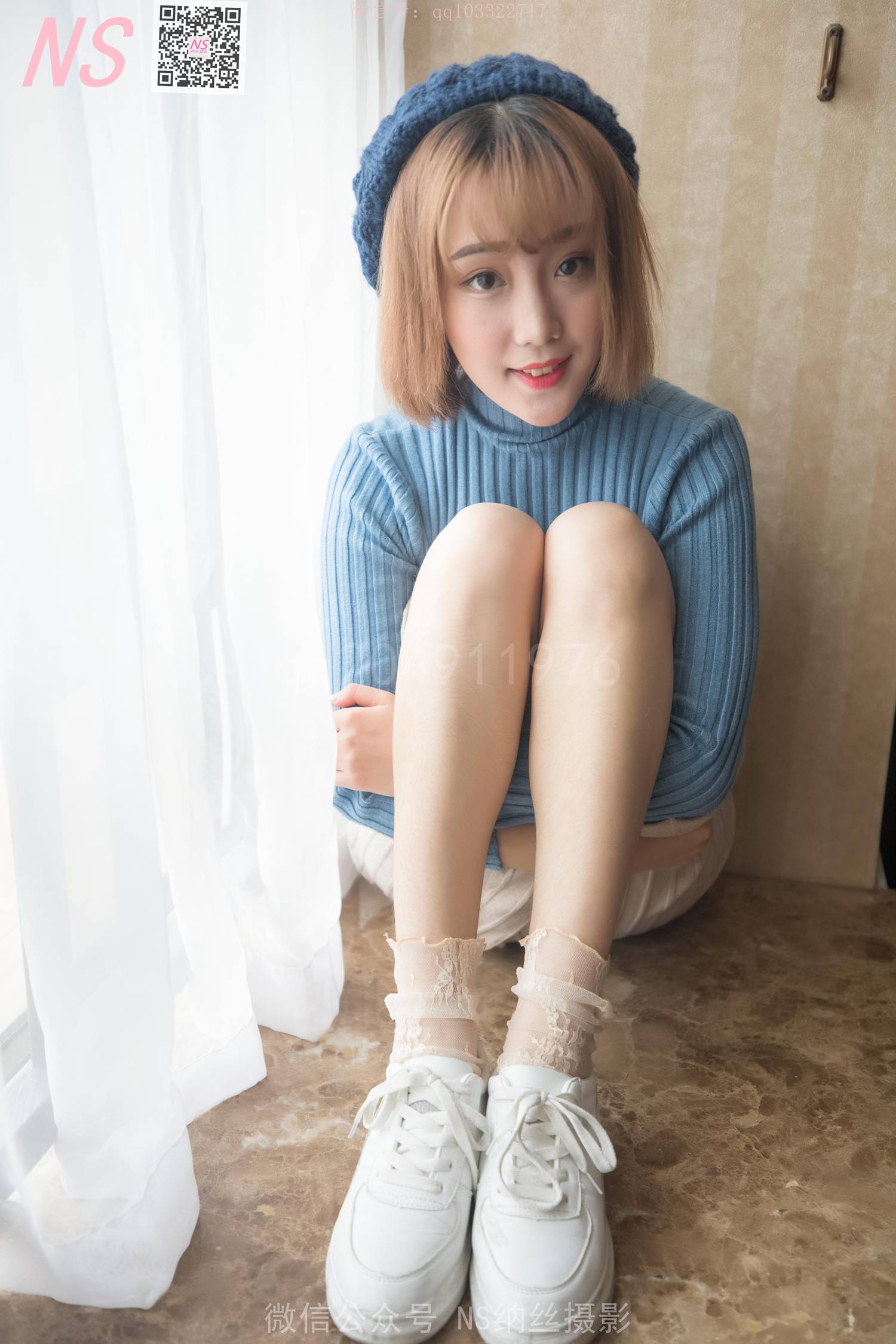 图片[23]-纳丝摄影 NO165 琴子 逆光短袜和黑色丝袜 – 速更版-美库