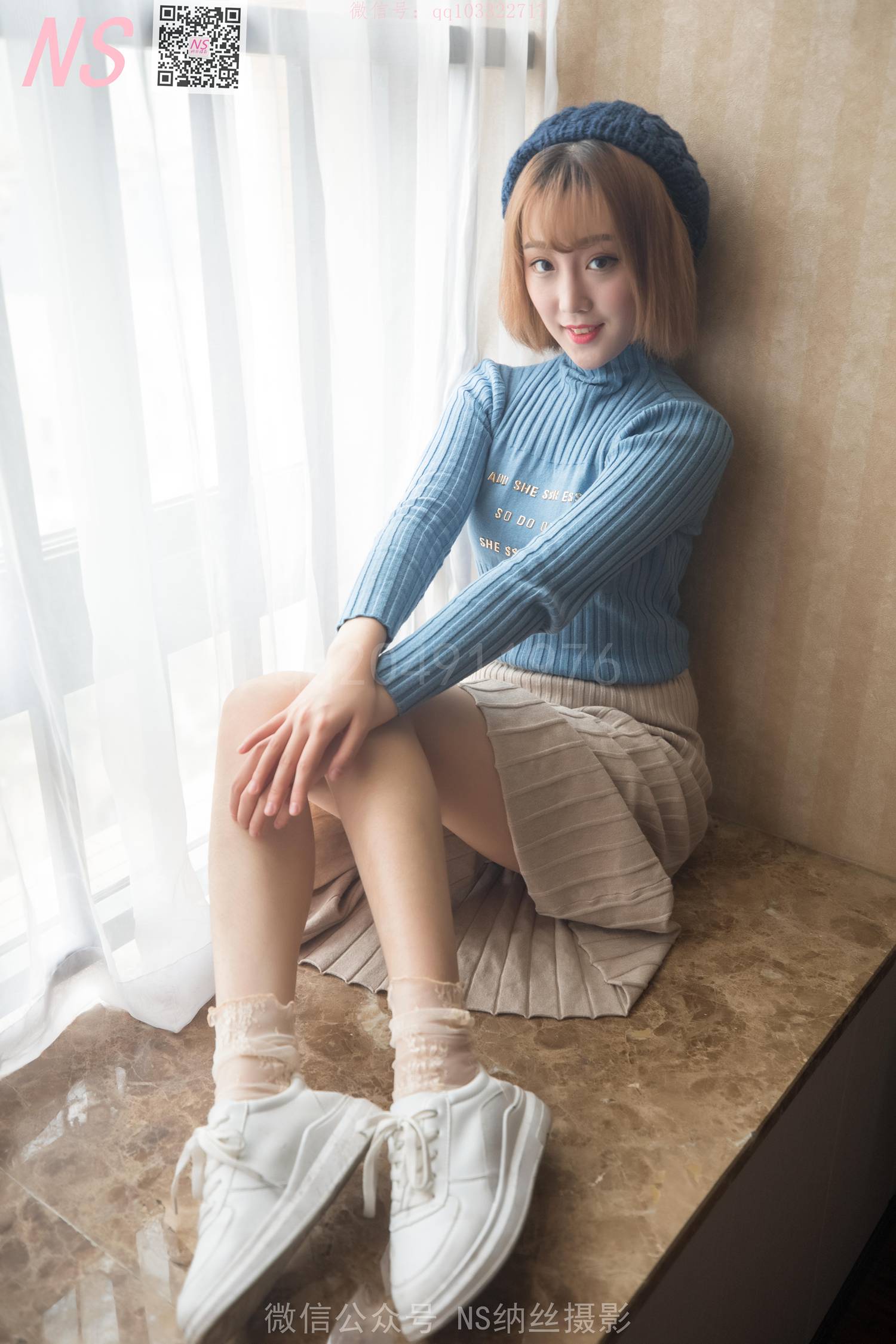 图片[25]-纳丝摄影 NO165 琴子 逆光短袜和黑色丝袜 – 速更版-美库