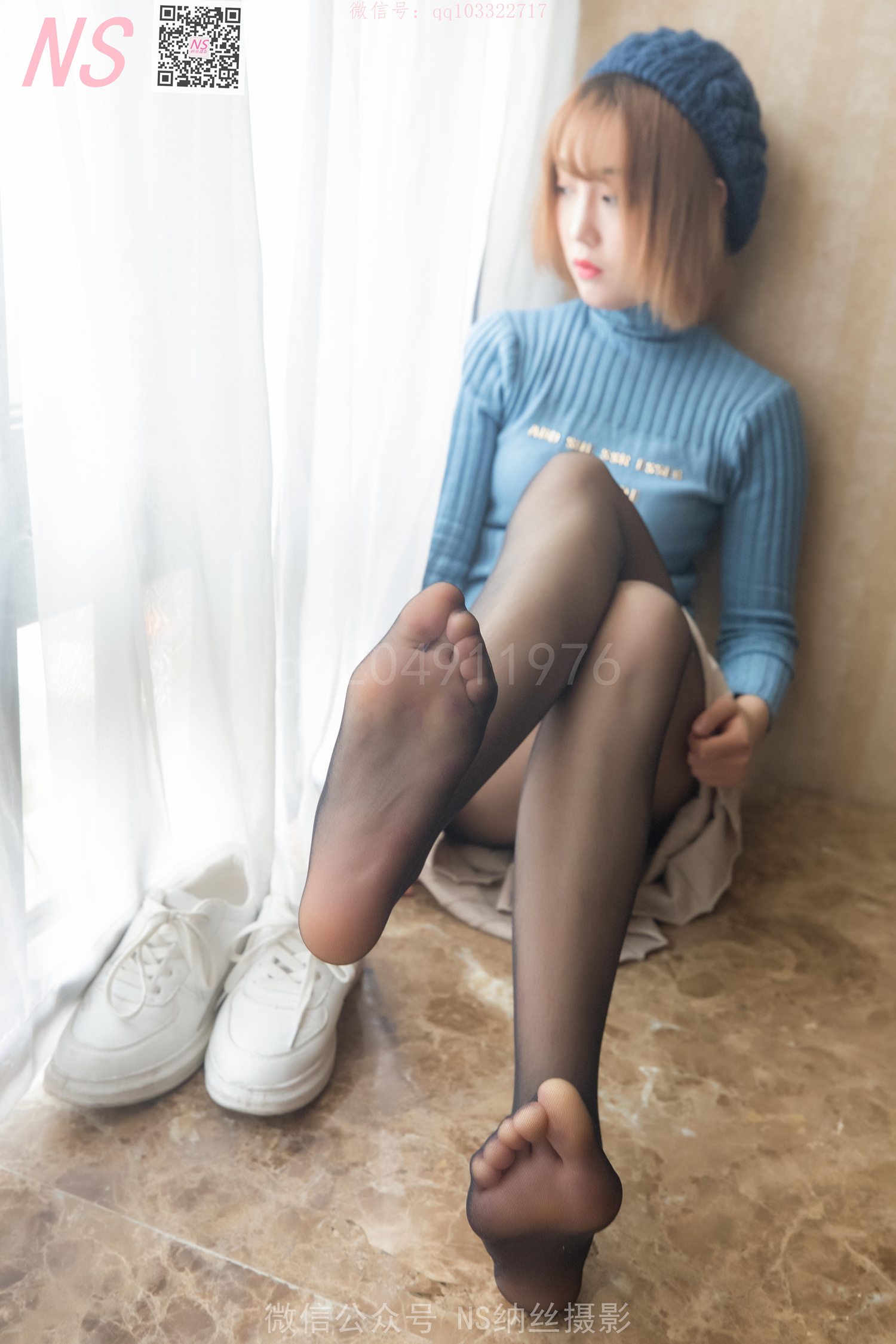 图片[40]-纳丝摄影 NO165 琴子 逆光短袜和黑色丝袜 – 速更版-美库