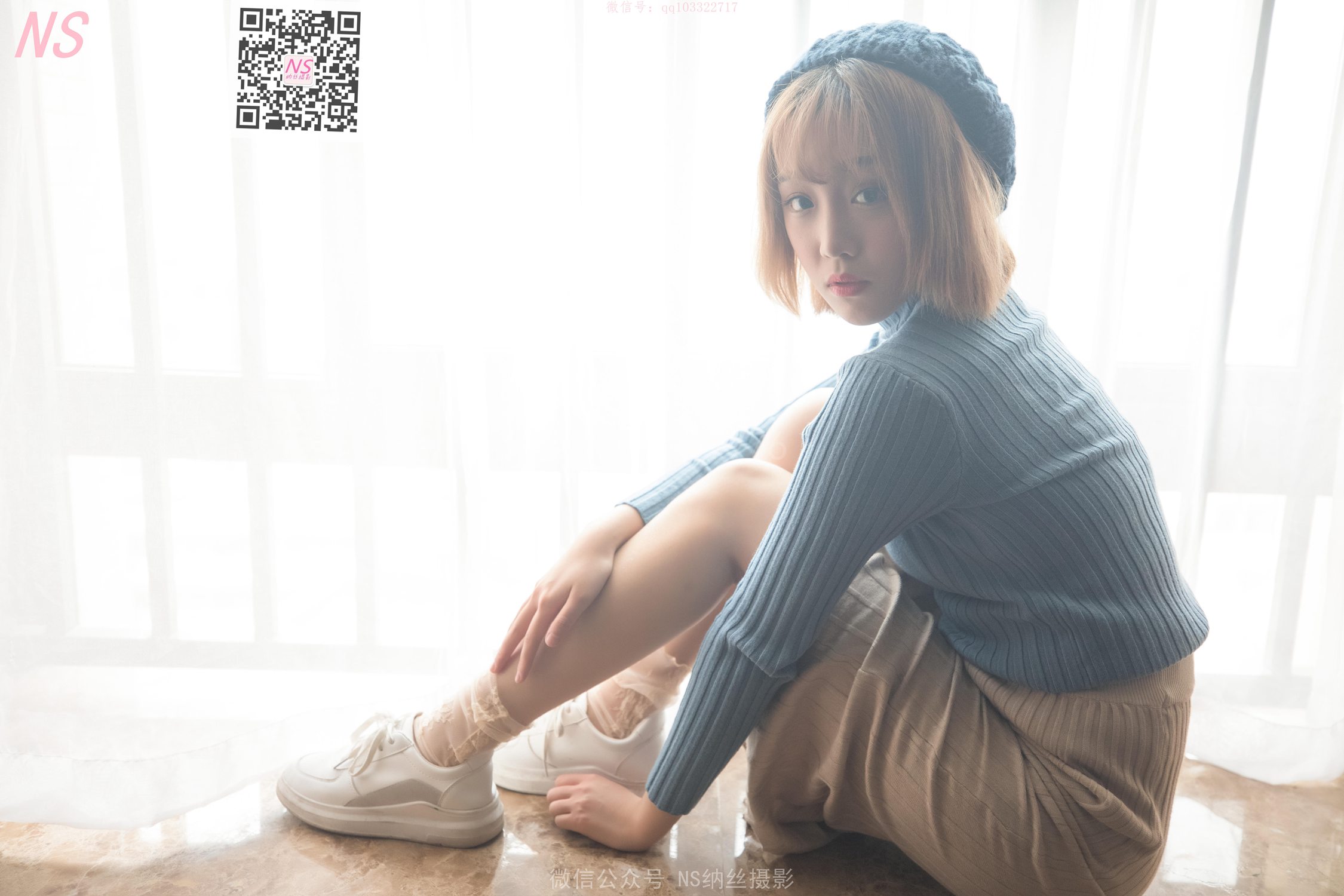 图片[41]-纳丝摄影 NO165 琴子 逆光短袜和黑色丝袜 – 速更版-美库