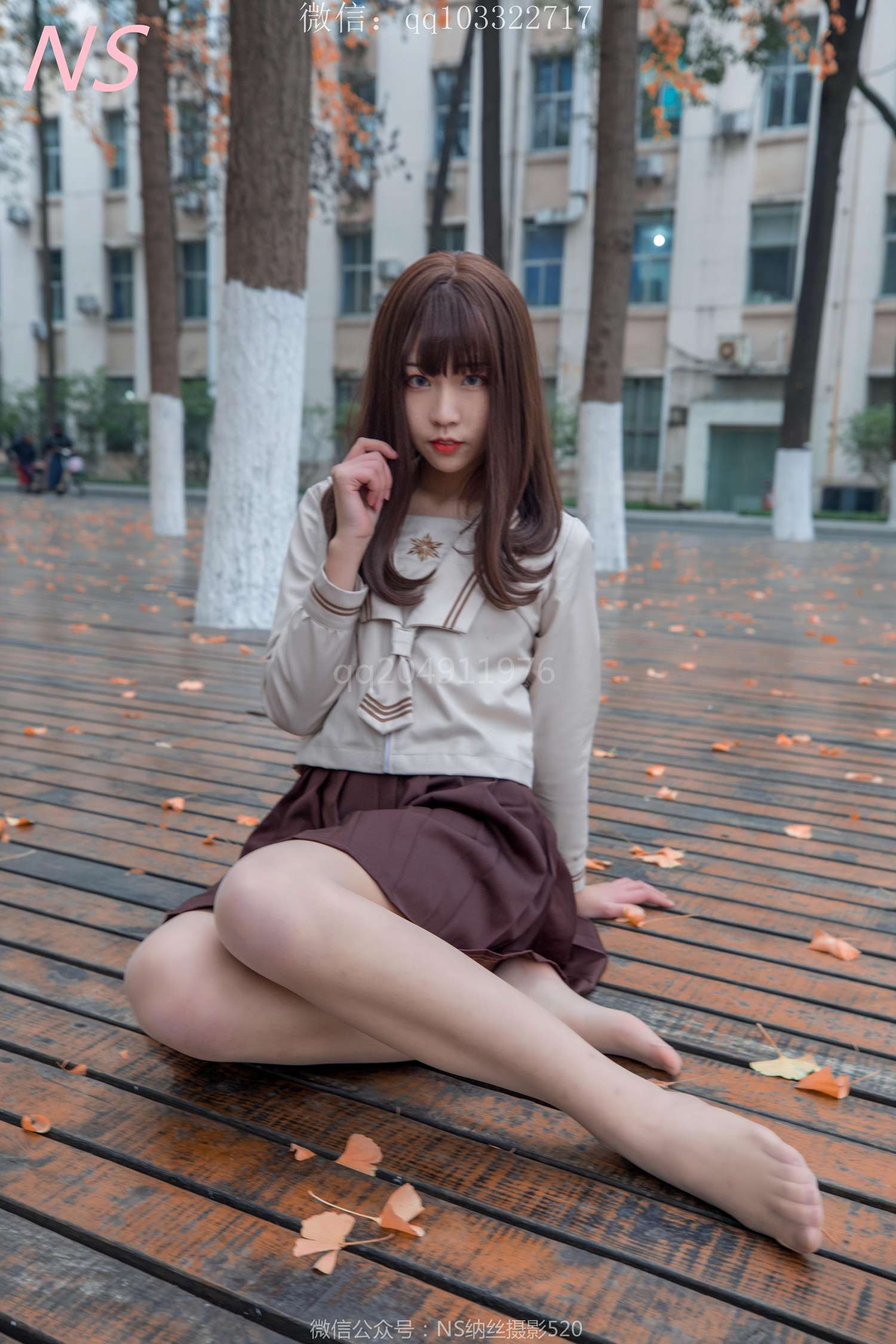 图片[11]-纳丝摄影 NO169 枫的花季丝袜 – 速更版-美库