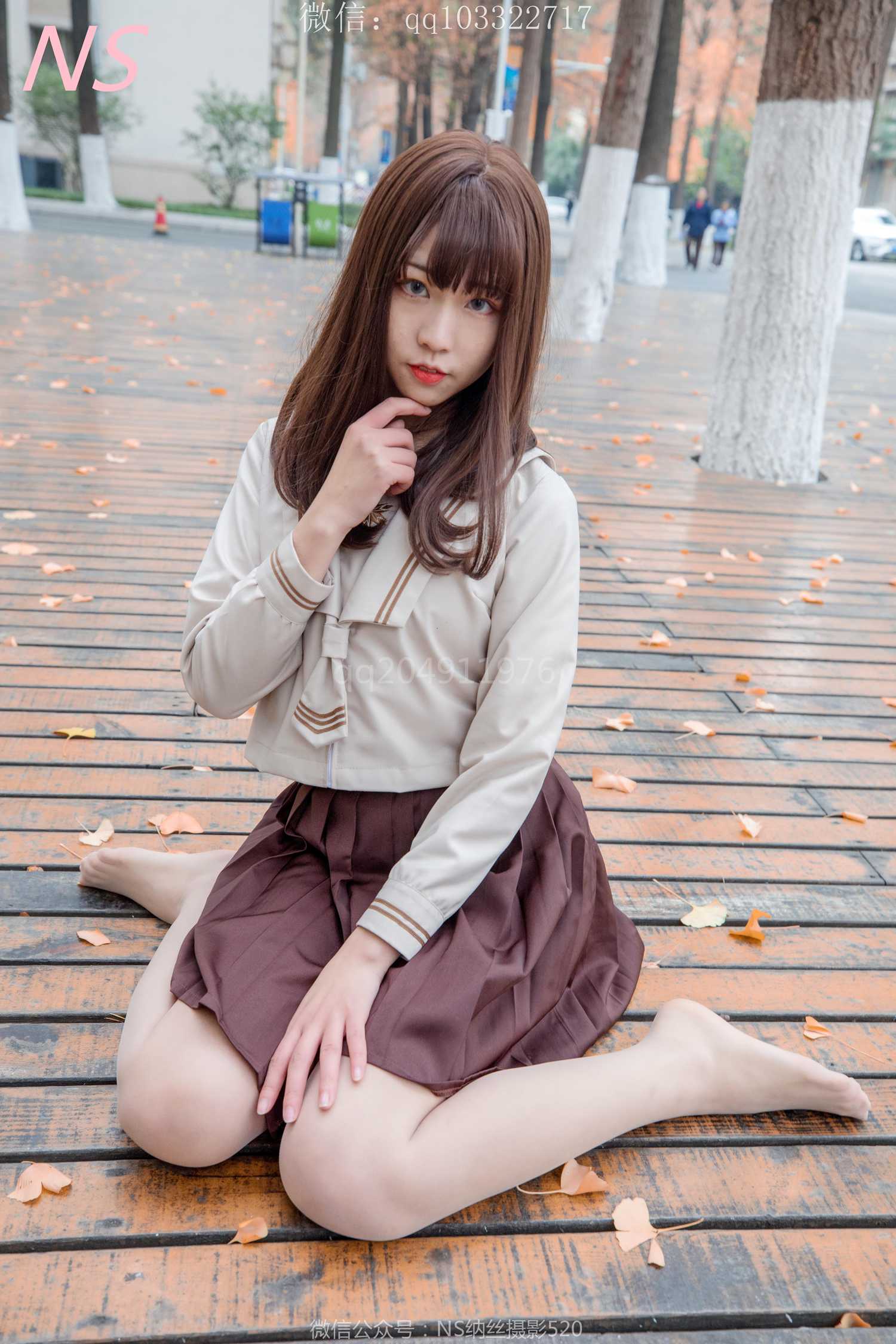 图片[14]-纳丝摄影 NO169 枫的花季丝袜 – 速更版-美库