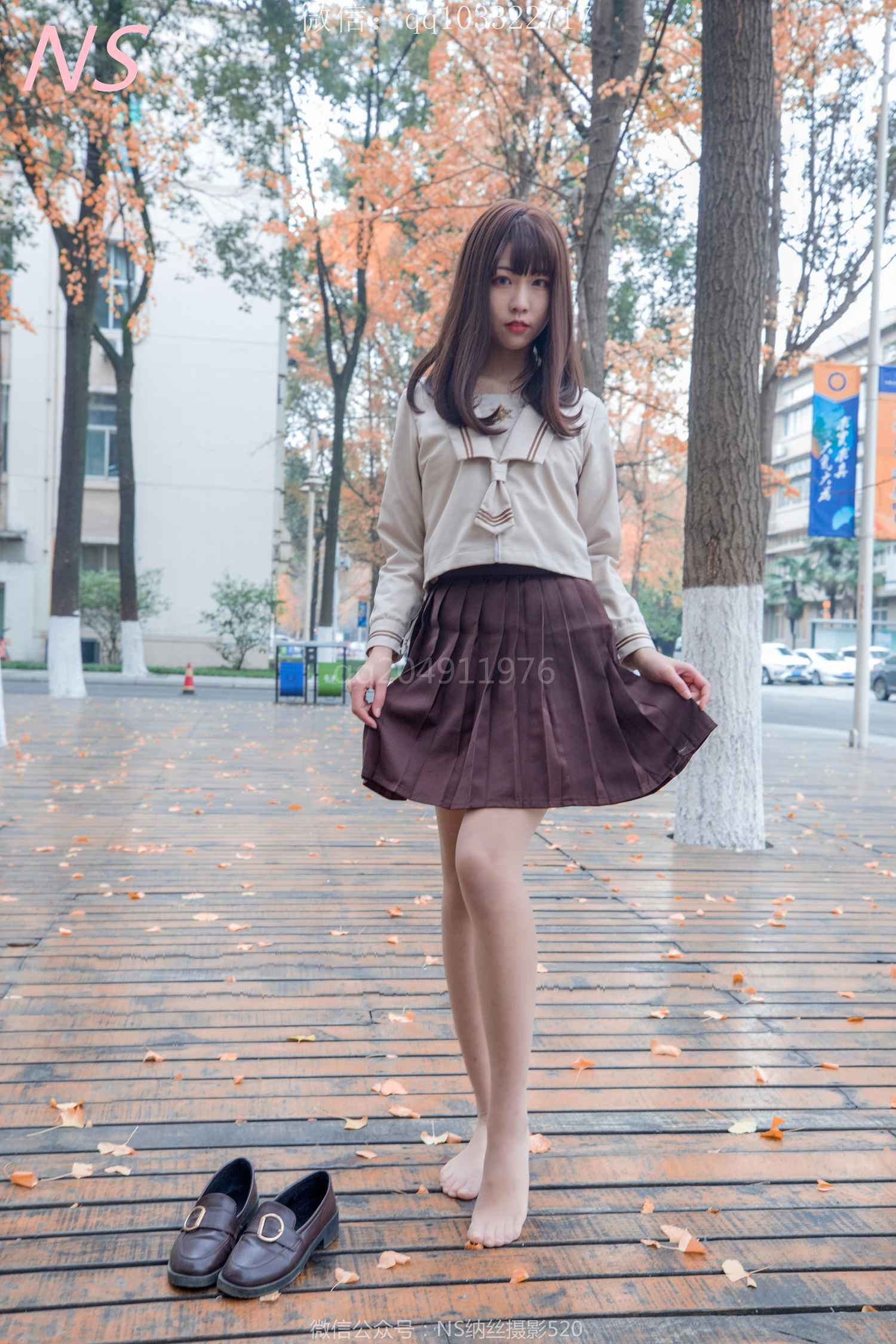 图片[15]-纳丝摄影 NO169 枫的花季丝袜 – 速更版-美库