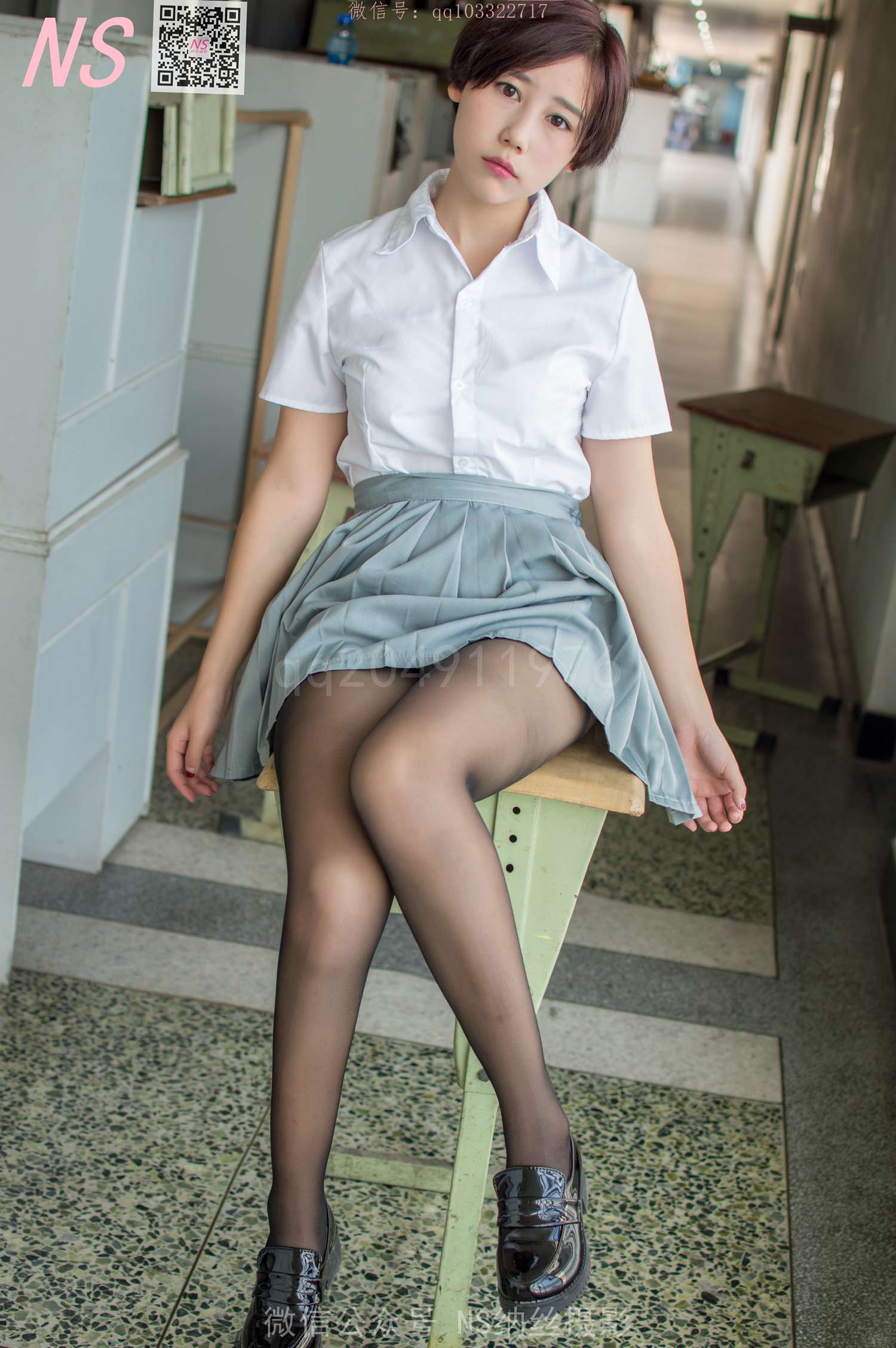 图片[54]-纳丝摄影 NO164  芸儿 黑色丝袜和肉色的搭配 – 速更版-美库