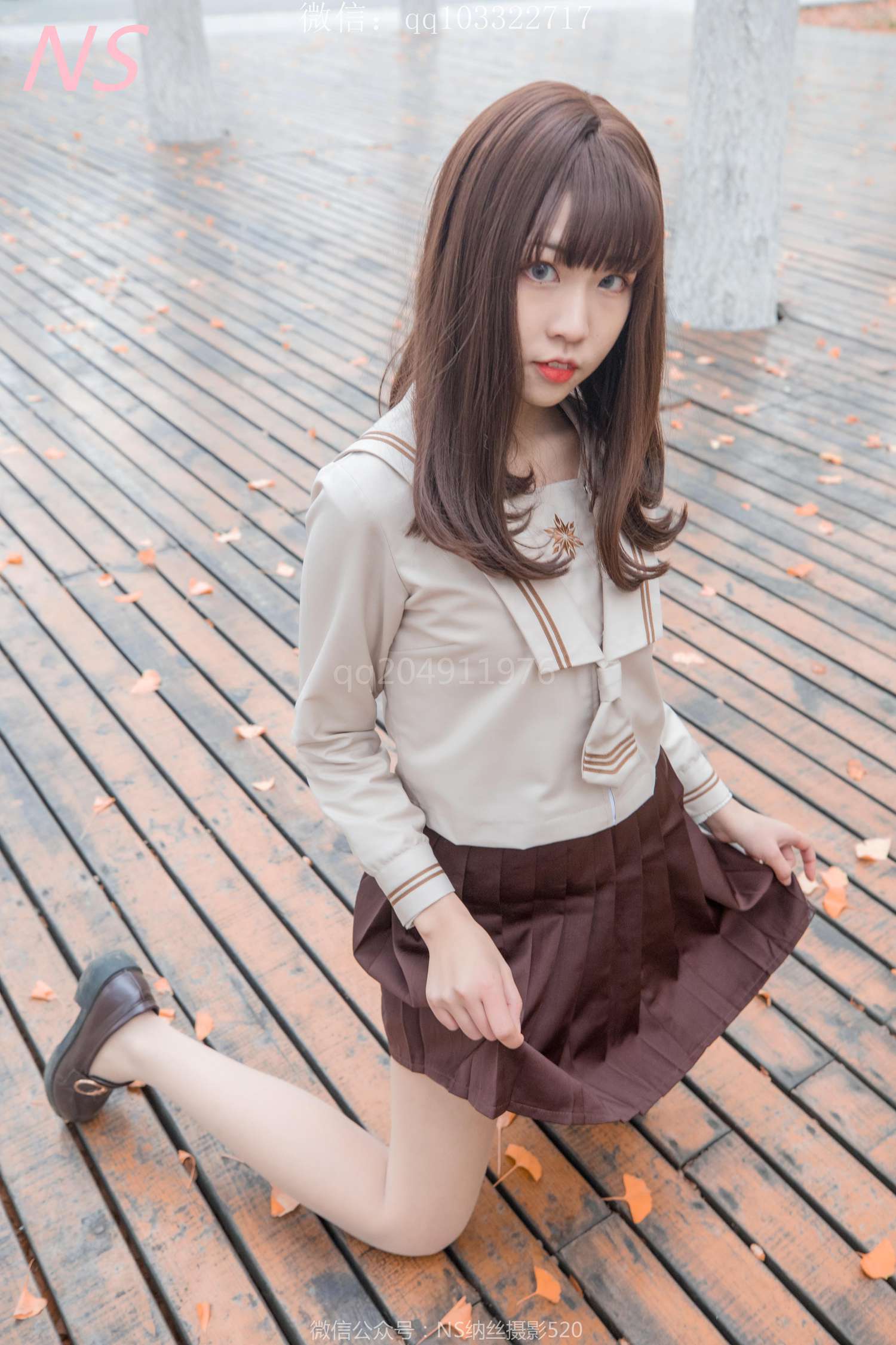 图片[19]-纳丝摄影 NO169 枫的花季丝袜 – 速更版-美库