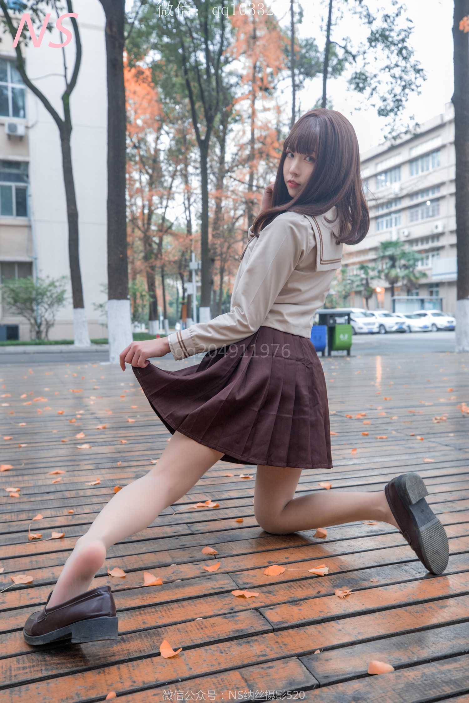 图片[20]-纳丝摄影 NO169 枫的花季丝袜 – 速更版-美库