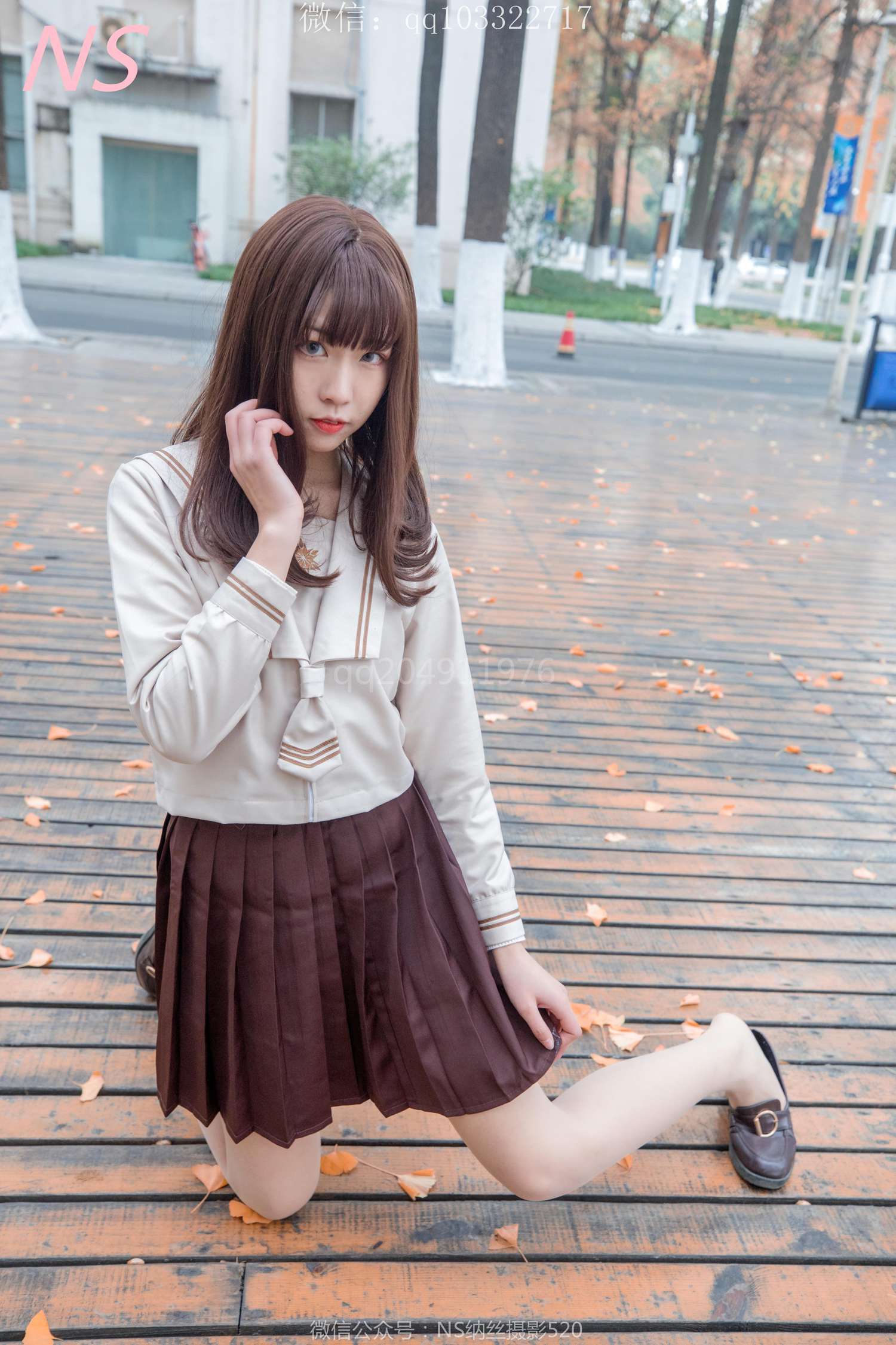 图片[22]-纳丝摄影 NO169 枫的花季丝袜 – 速更版-美库