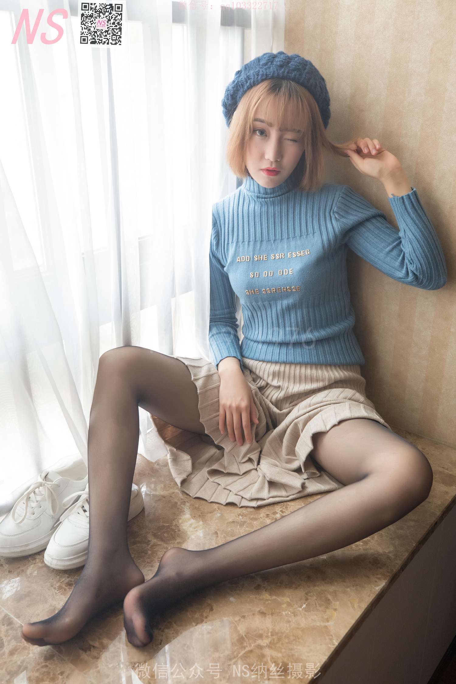 图片[54]-纳丝摄影 NO165 琴子 逆光短袜和黑色丝袜 – 速更版-美库