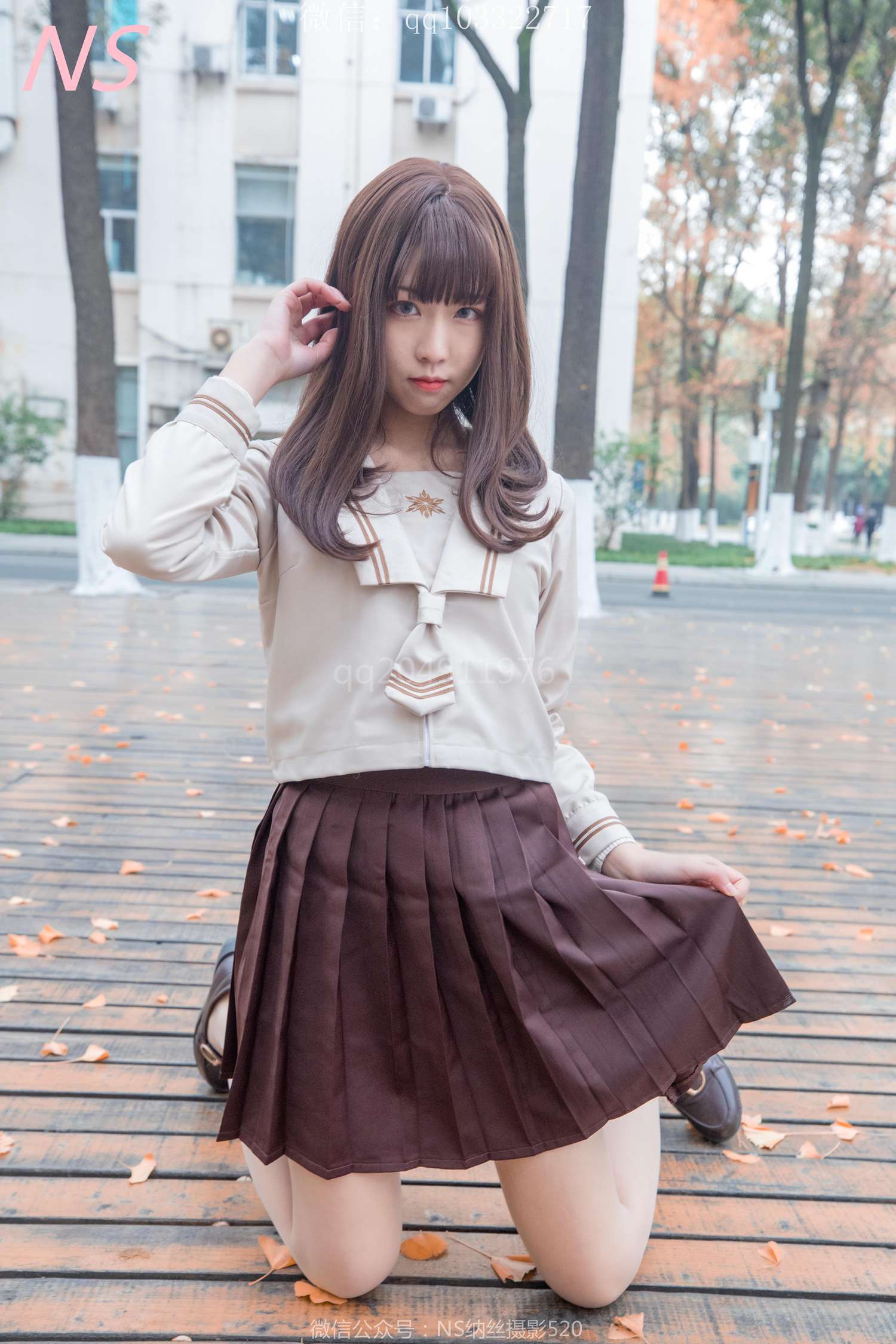 图片[23]-纳丝摄影 NO169 枫的花季丝袜 – 速更版-美库